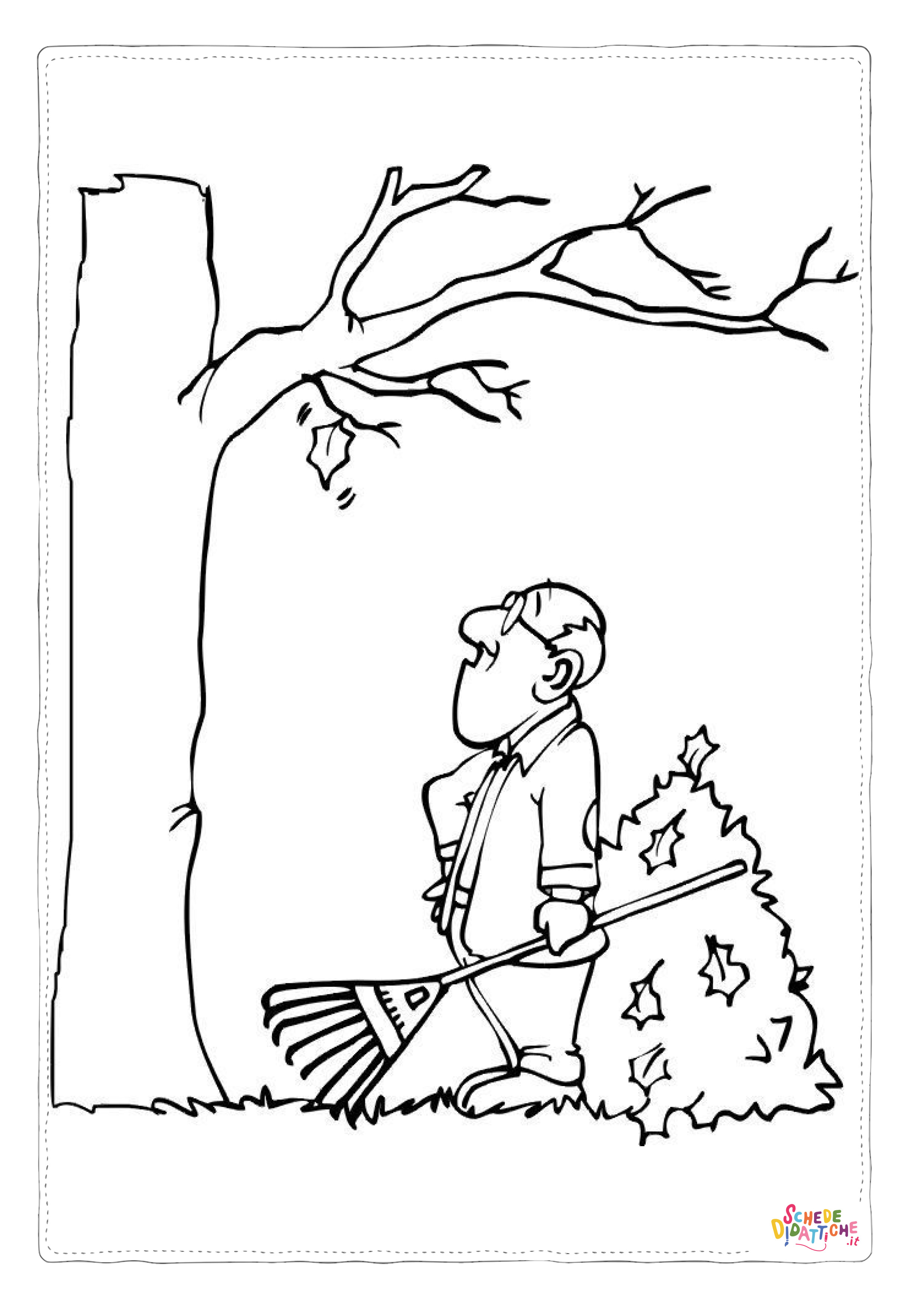 Disegno "Disegno di giardiniere da stampare e colorare 53" Disegno di giardiniere da stampare e colorare 53