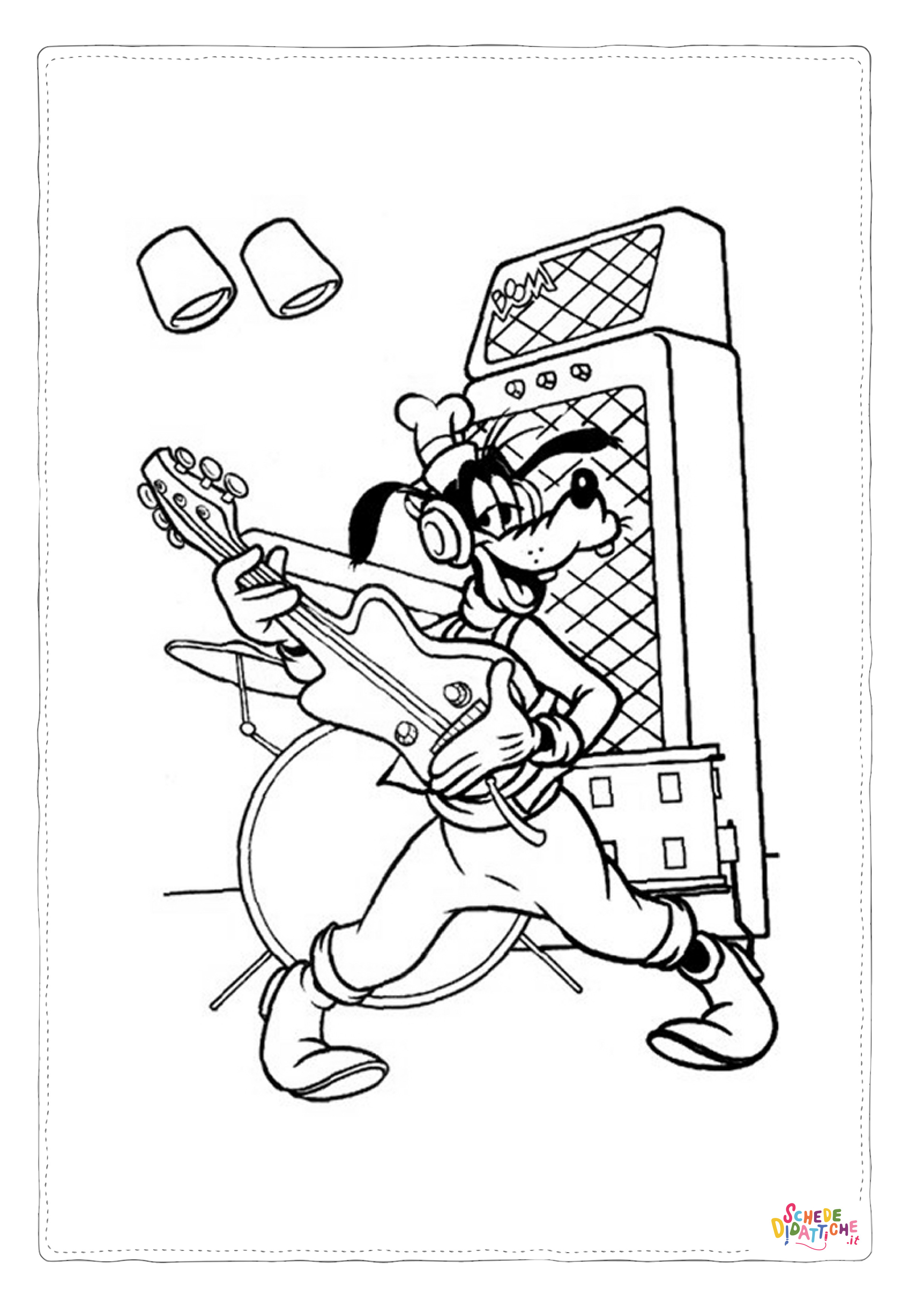 Disegno "Disegno di Pippo da stampare e colorare 37" Disegno di Pippo da stampare e colorare 37
