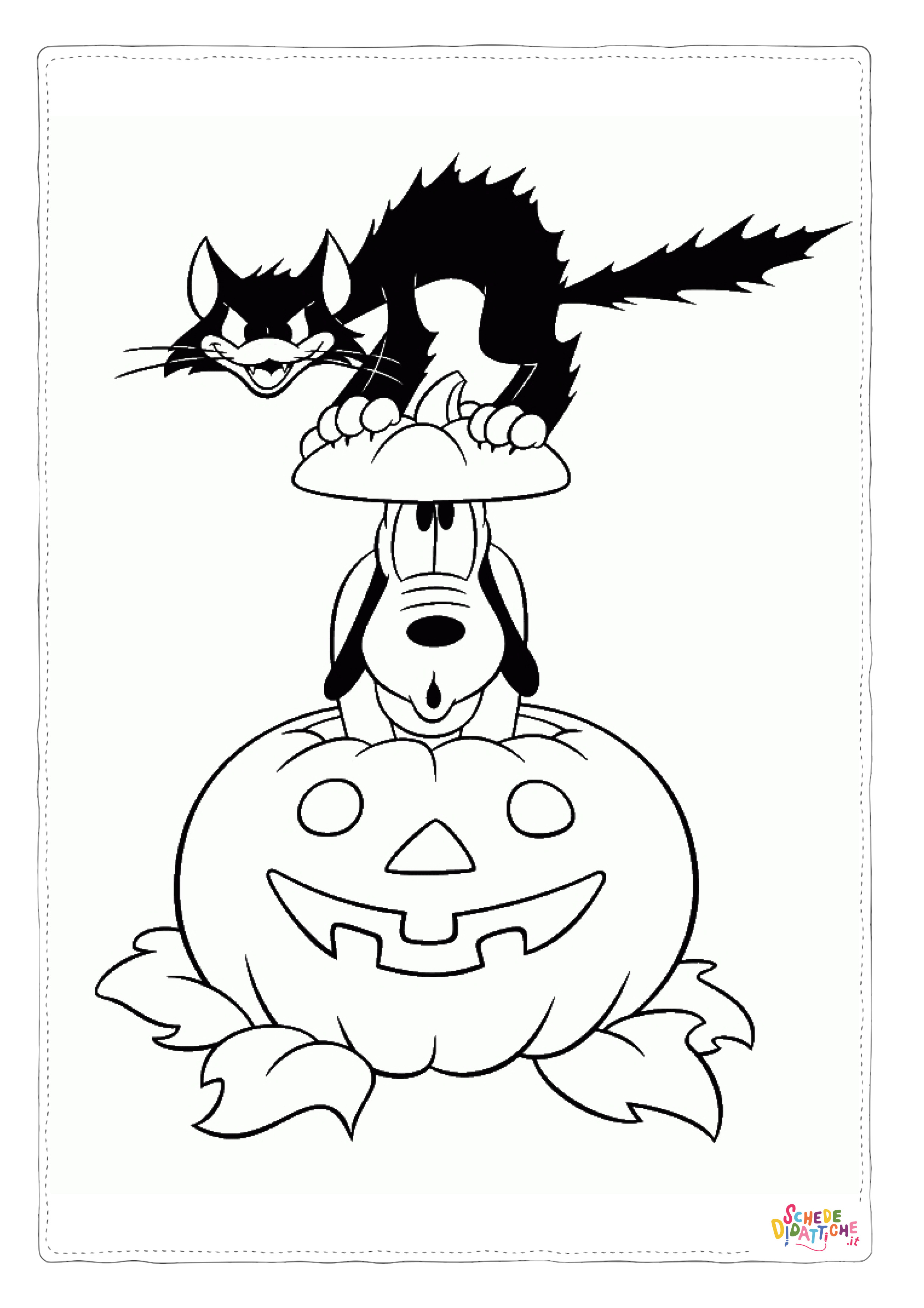 Disegno "Disegno di Pippo da stampare e colorare 19" Disegno di Pippo da stampare e colorare 19