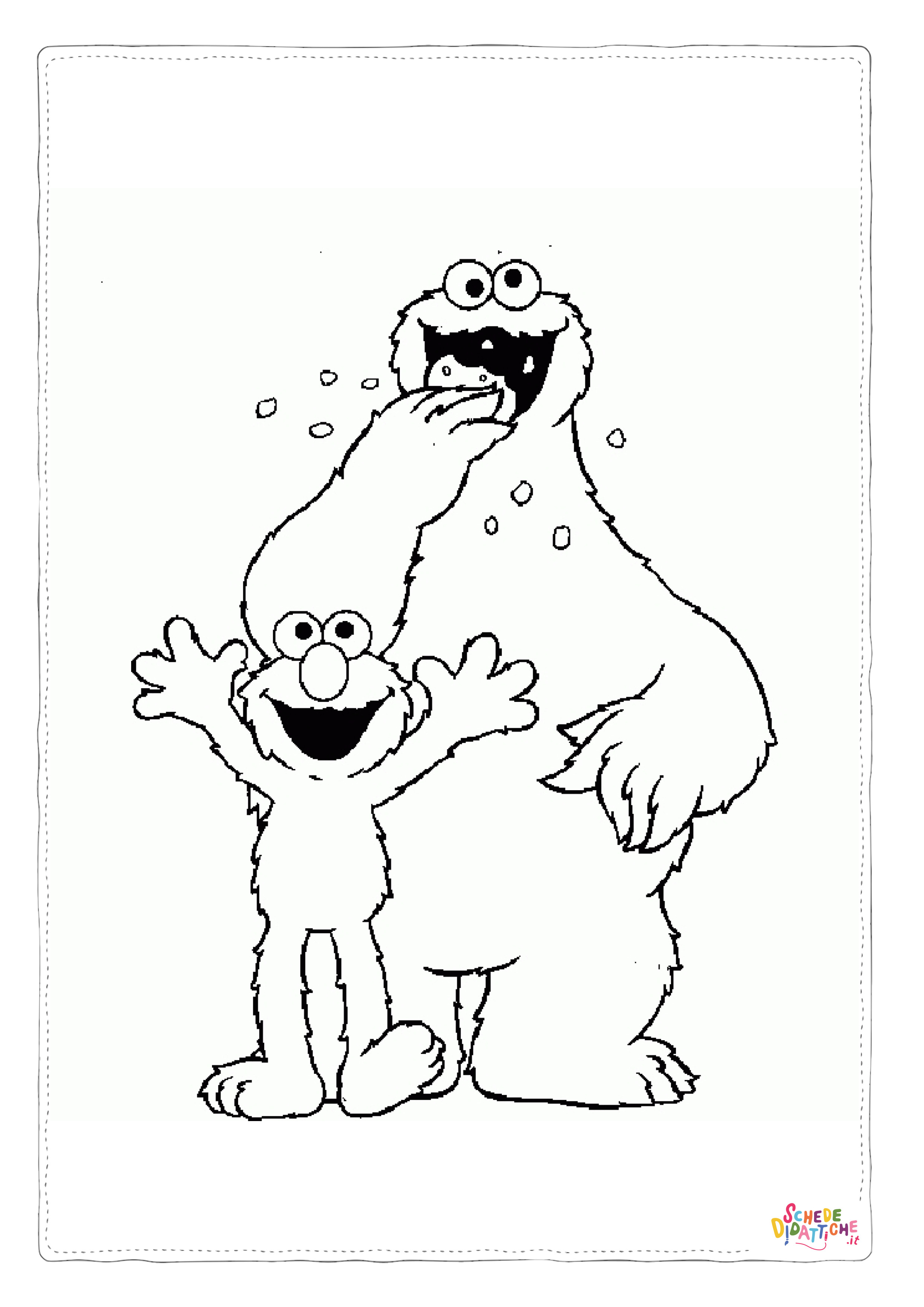 Disegno "Disegno di Muppets da stampare e colorare 10" Disegno di Muppets da stampare e colorare 10