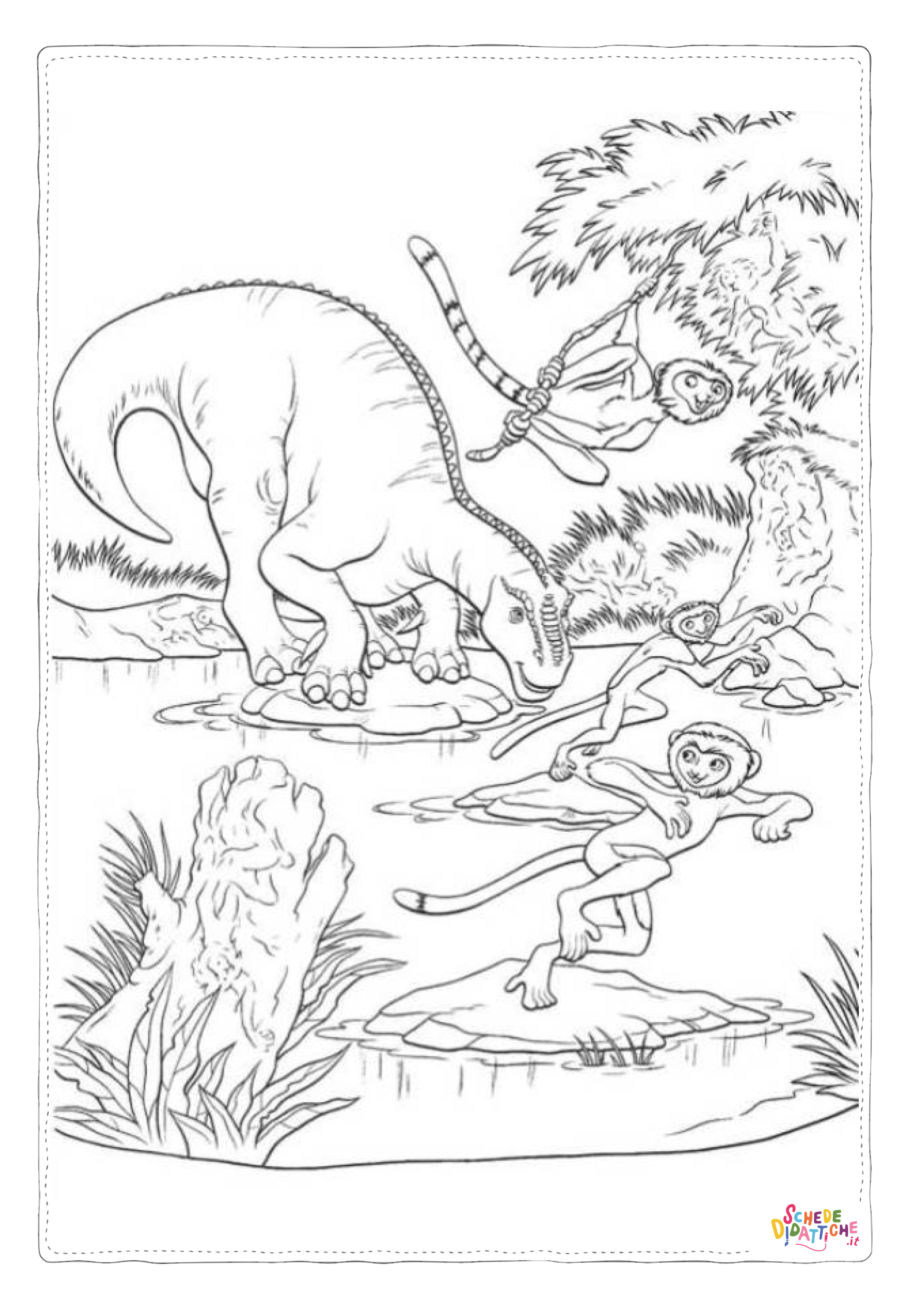 Disegno di Dinosauri - Il film da stampare e colorare 17