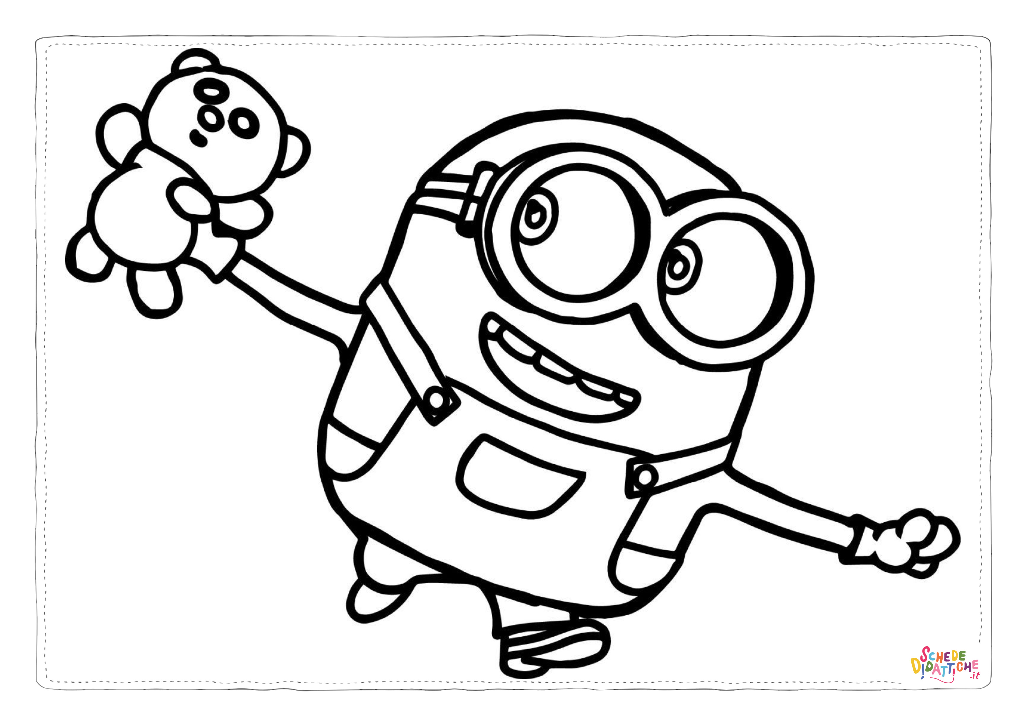 Disegno "Disegno di Cattivissimo me - Minions da stampare e colorare 58" Disegno di Cattivissimo me - Minions da stampare e colorare 58