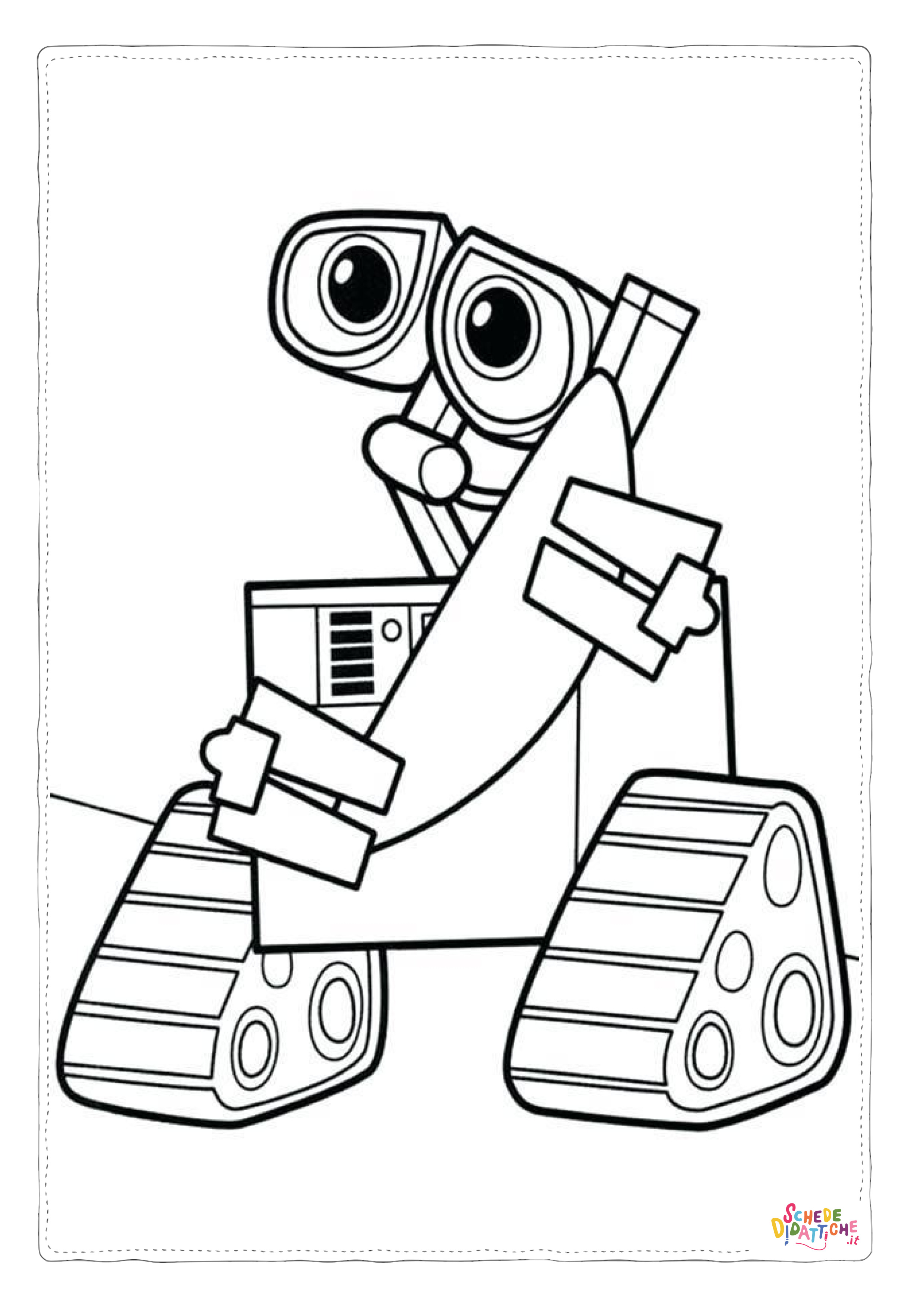 Disegno "Disegno di Wall-E da stampare e colorare 63" Disegno di Wall-E da stampare e colorare 63