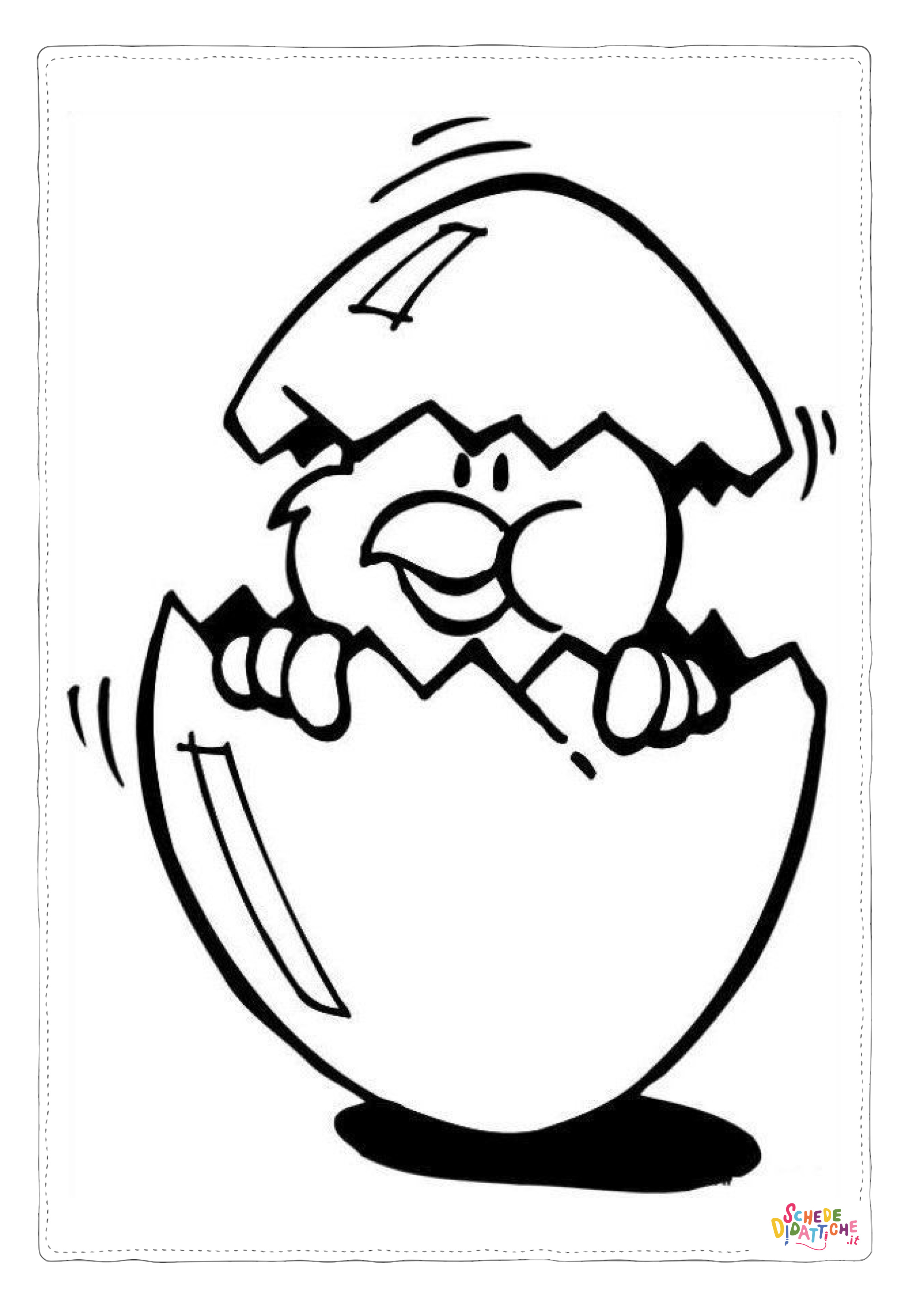 Disegno "Disegno di uovo di Pasqua da stampare e colorare 251" Disegno di uovo di Pasqua da stampare e colorare 251