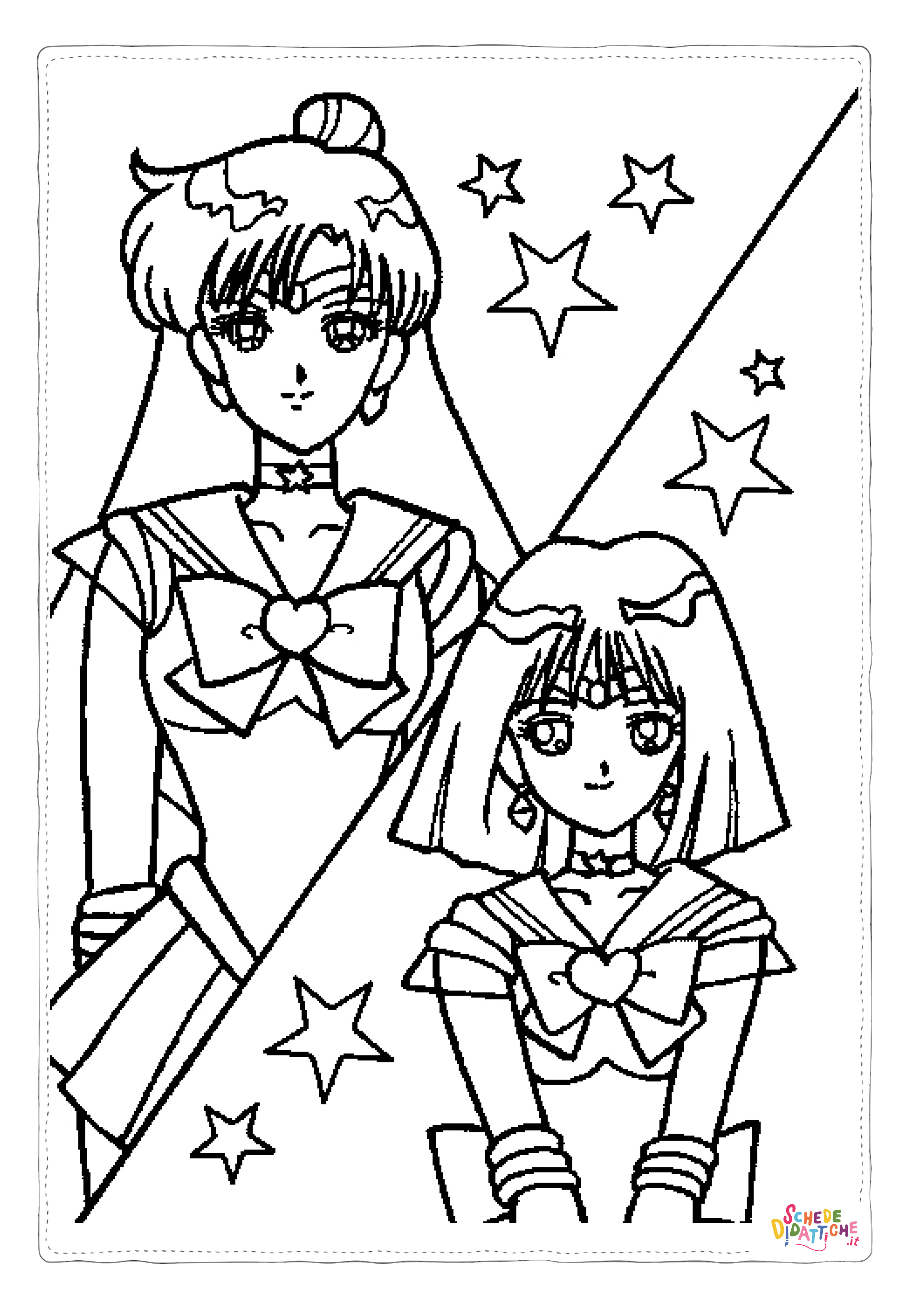 Disegno di Sailor Moon da stampare e colorare 20