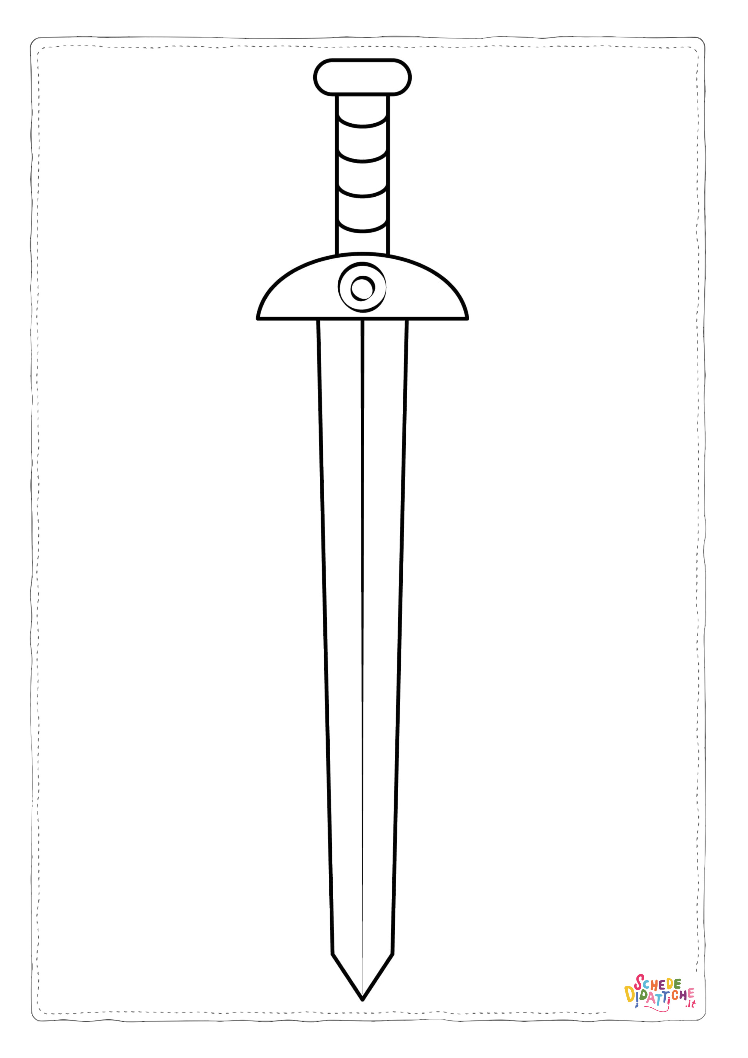 Disegno "Spade da colorare 27" Spade da colorare 27
