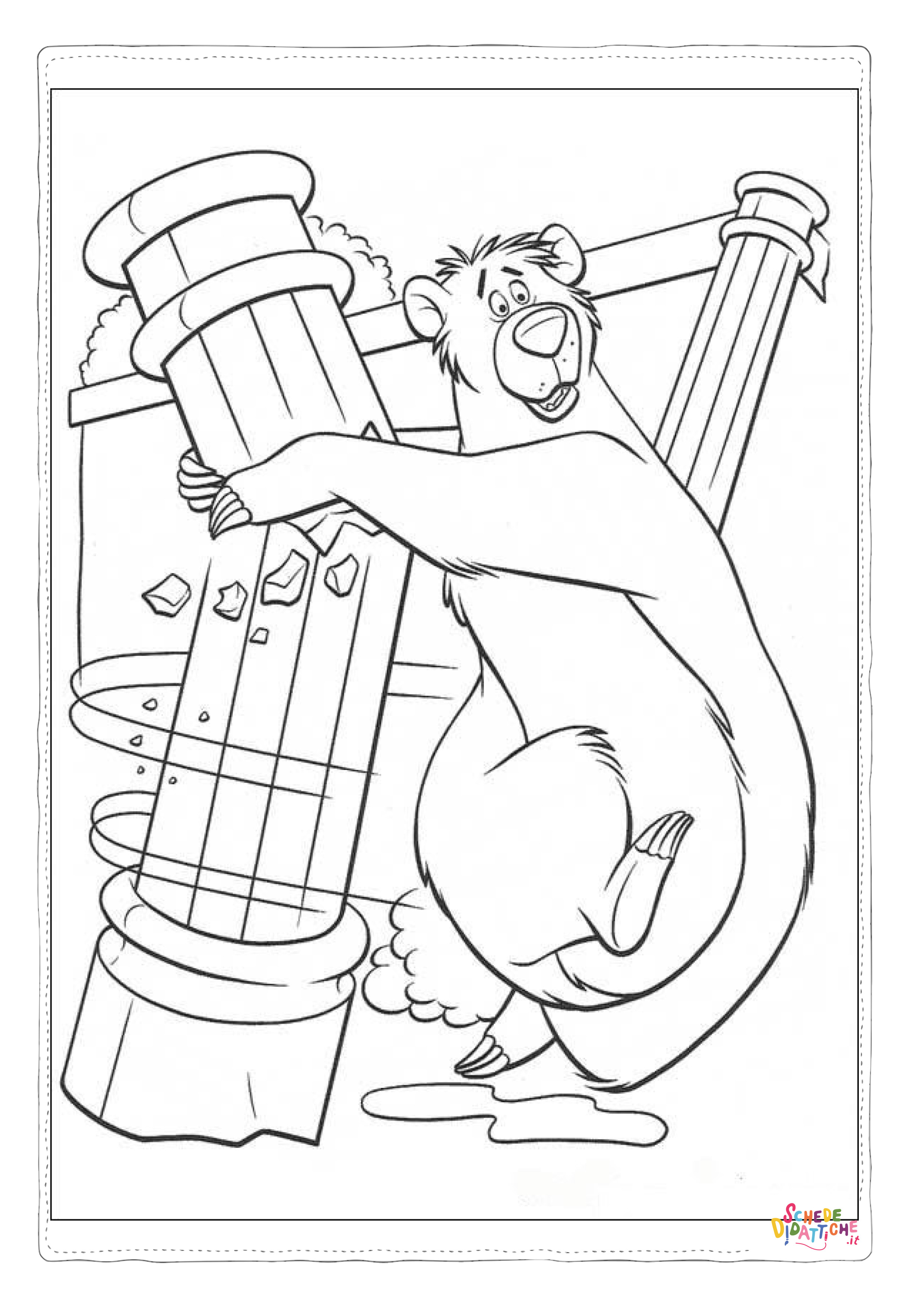 Disegno "Disegno di Il libro della giungla da stampare e colorare 36" Disegno di Il libro della giungla da stampare e colorare 36
