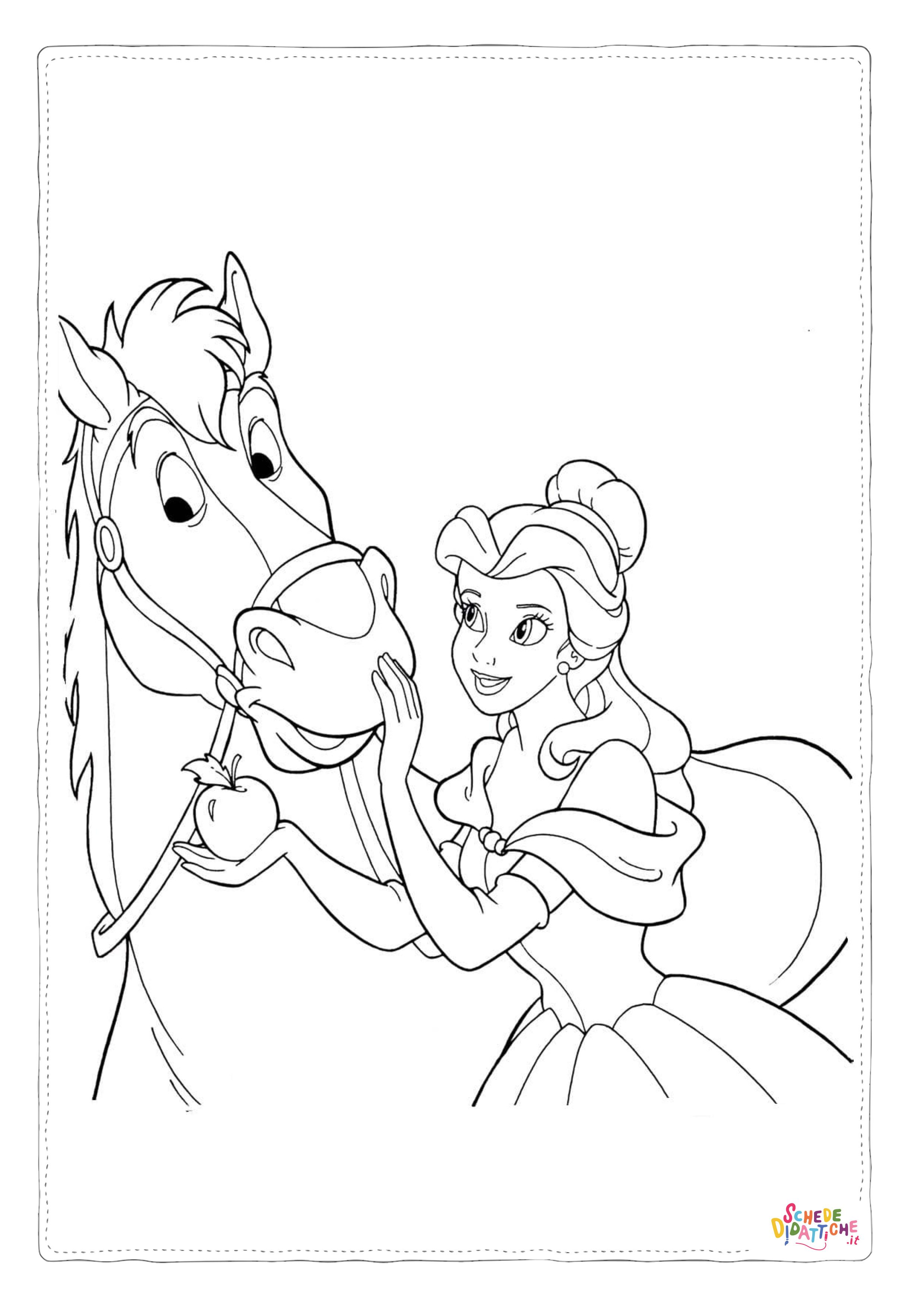Disegno "Disegno di Tutte le principesse Disney da stampare e colorare 26" Disegno di Tutte le principesse Disney da stampare e colorare 26