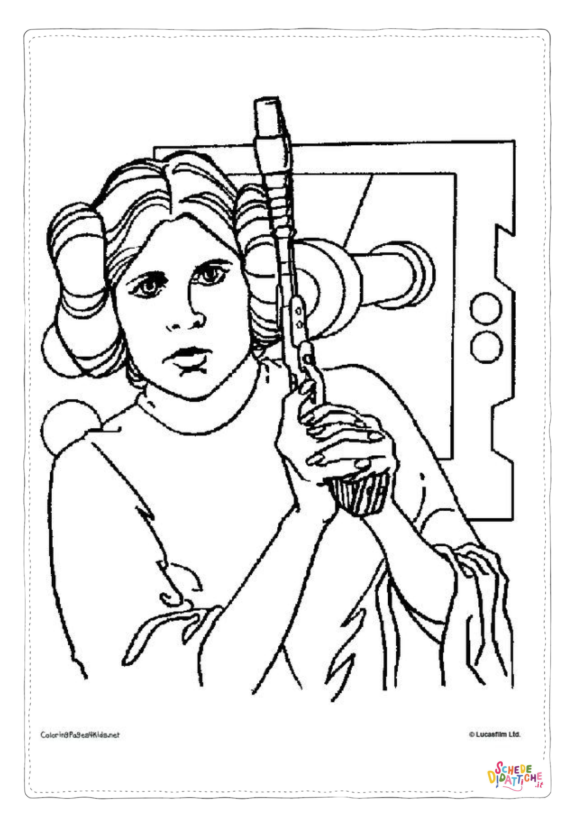 Disegno "Disegno di Star Wars da stampare e colorare 42" Disegno di Star Wars da stampare e colorare 42