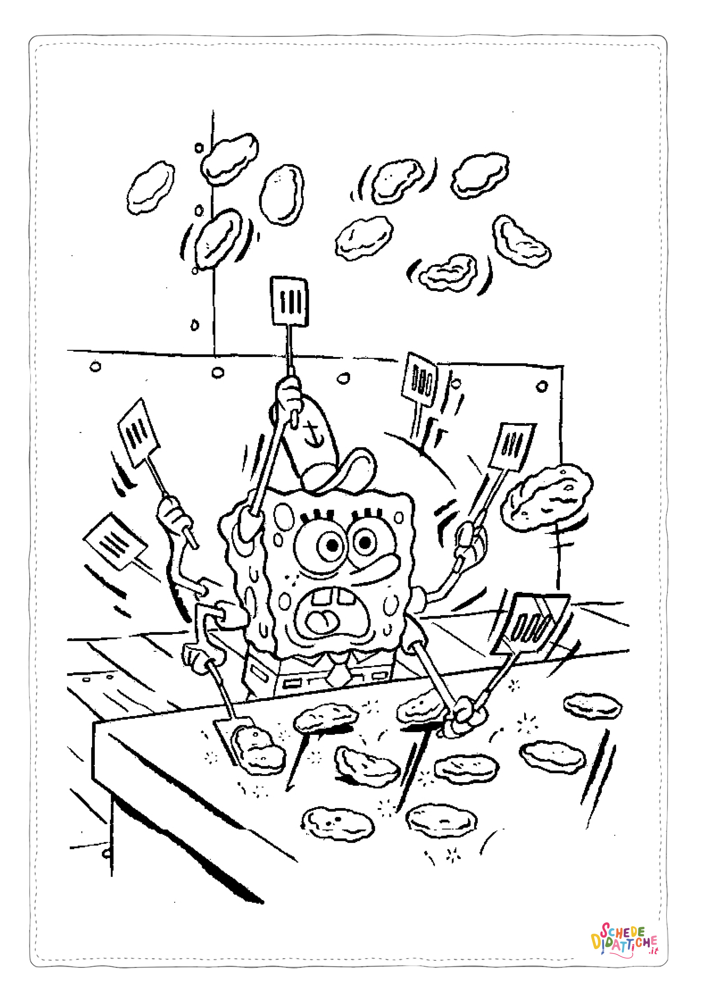 Disegno di Spongebob da stampare e colorare 52