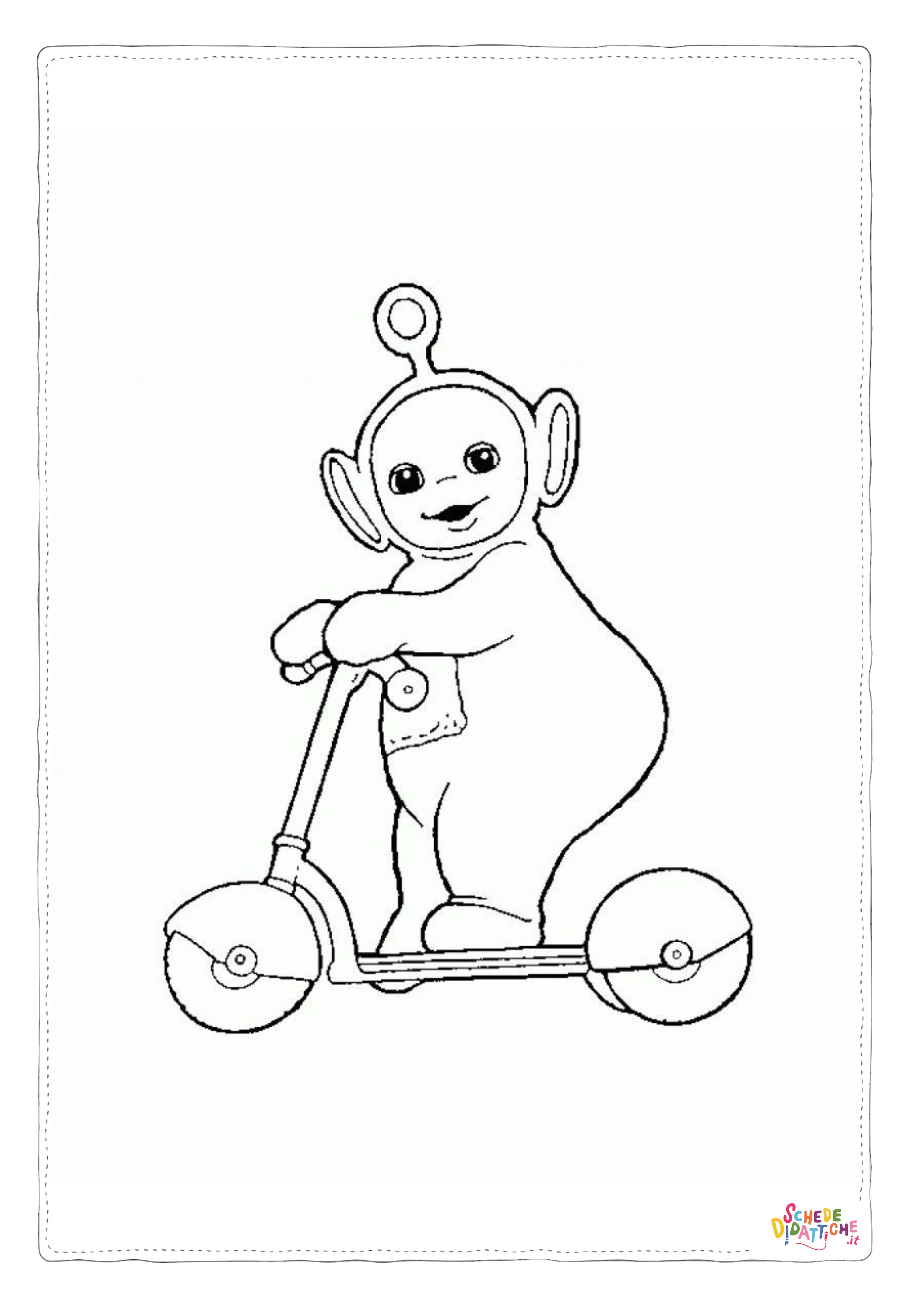 Disegno di Teletubbies da stampare e colorare 13