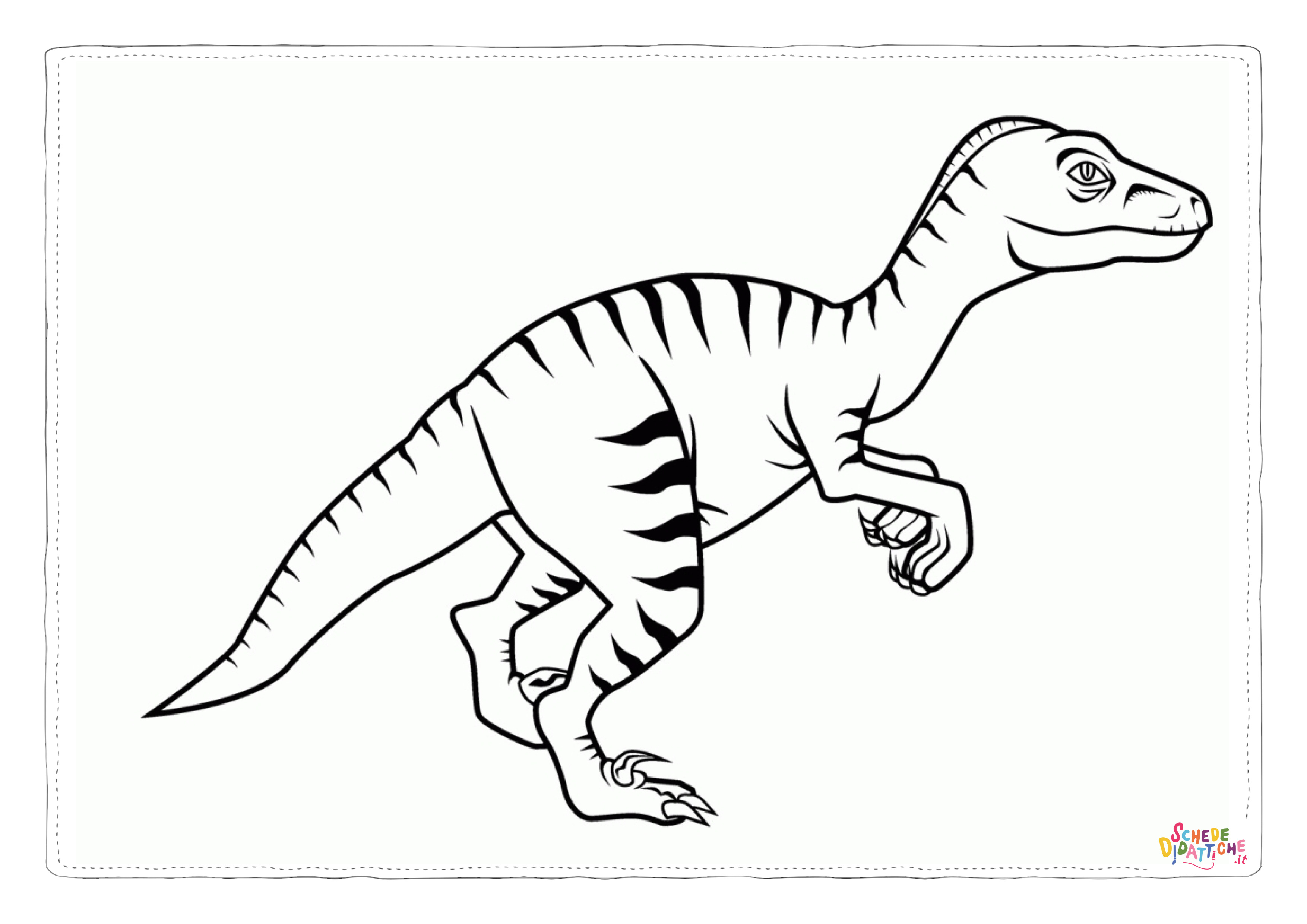 Disegno di Tirannosauro da stampare e colorare 51
