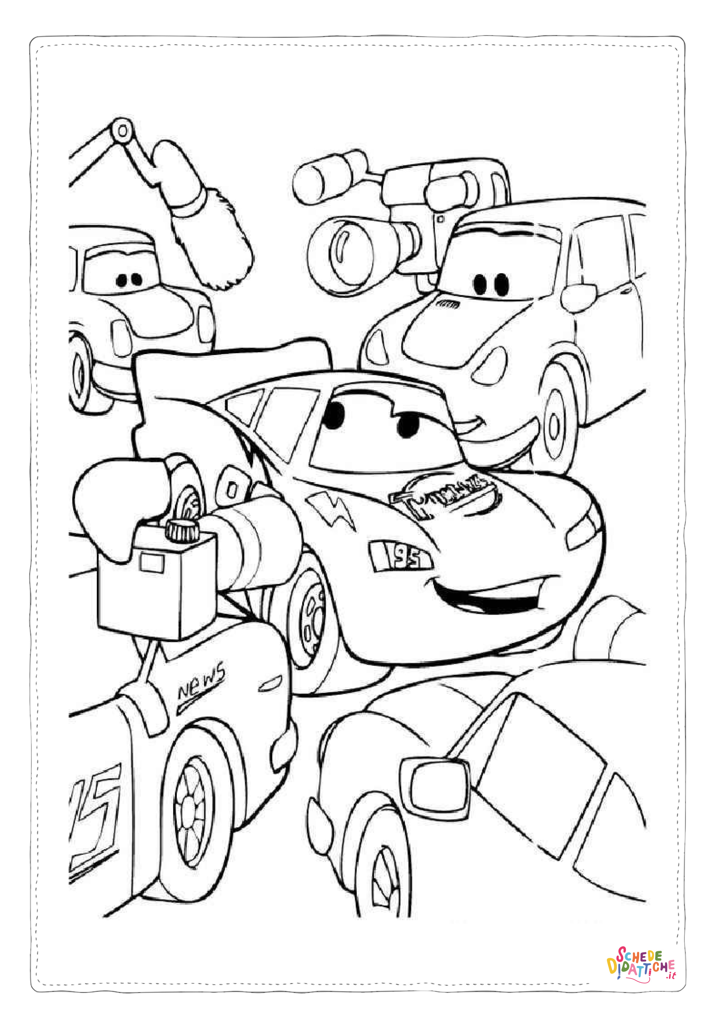 Disegno "Disegno di Cars da stampare e colorare 254" Disegno di Cars da stampare e colorare 254