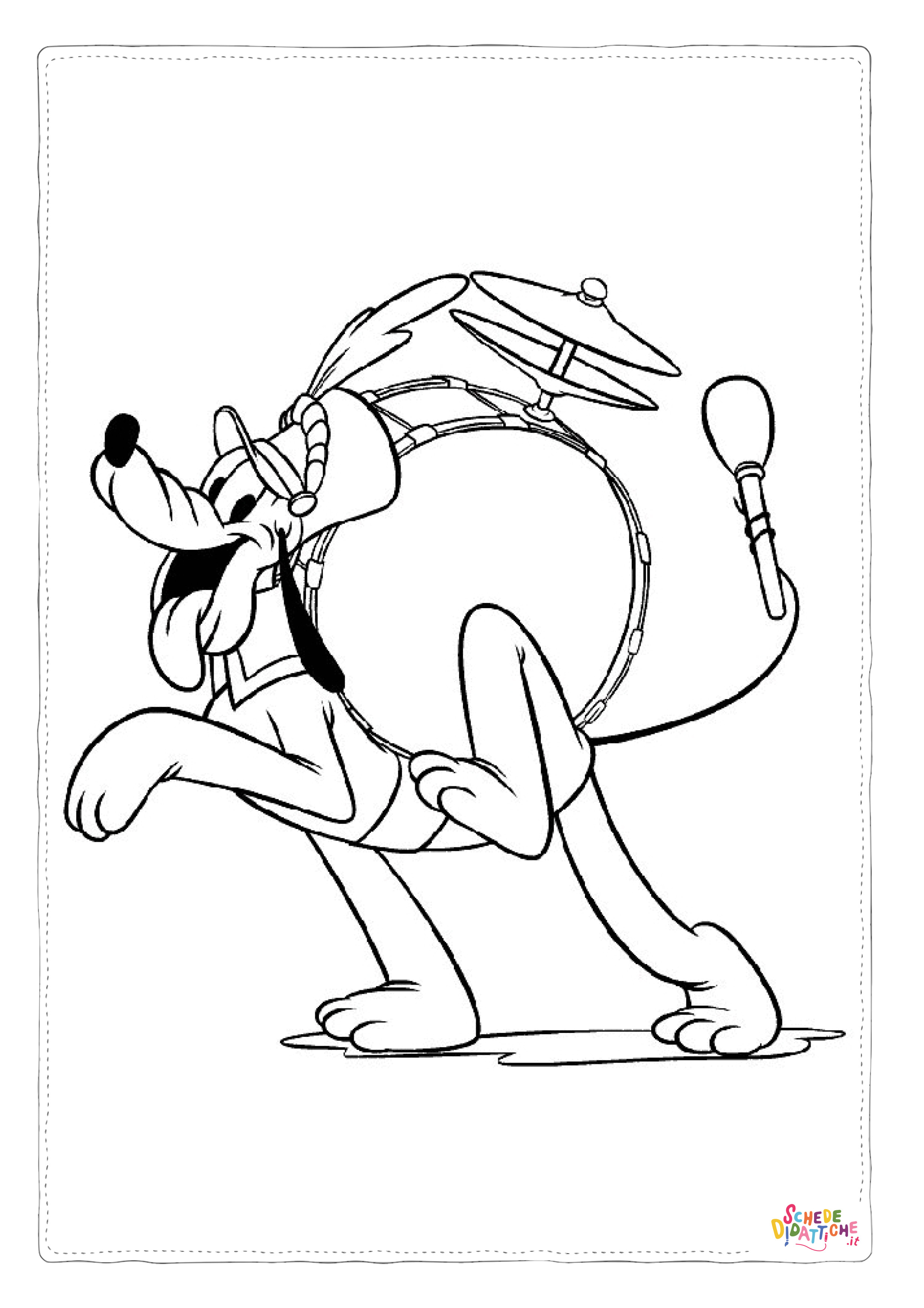 Disegno "Disegno di Pippo da stampare e colorare 9" Disegno di Pippo da stampare e colorare 9