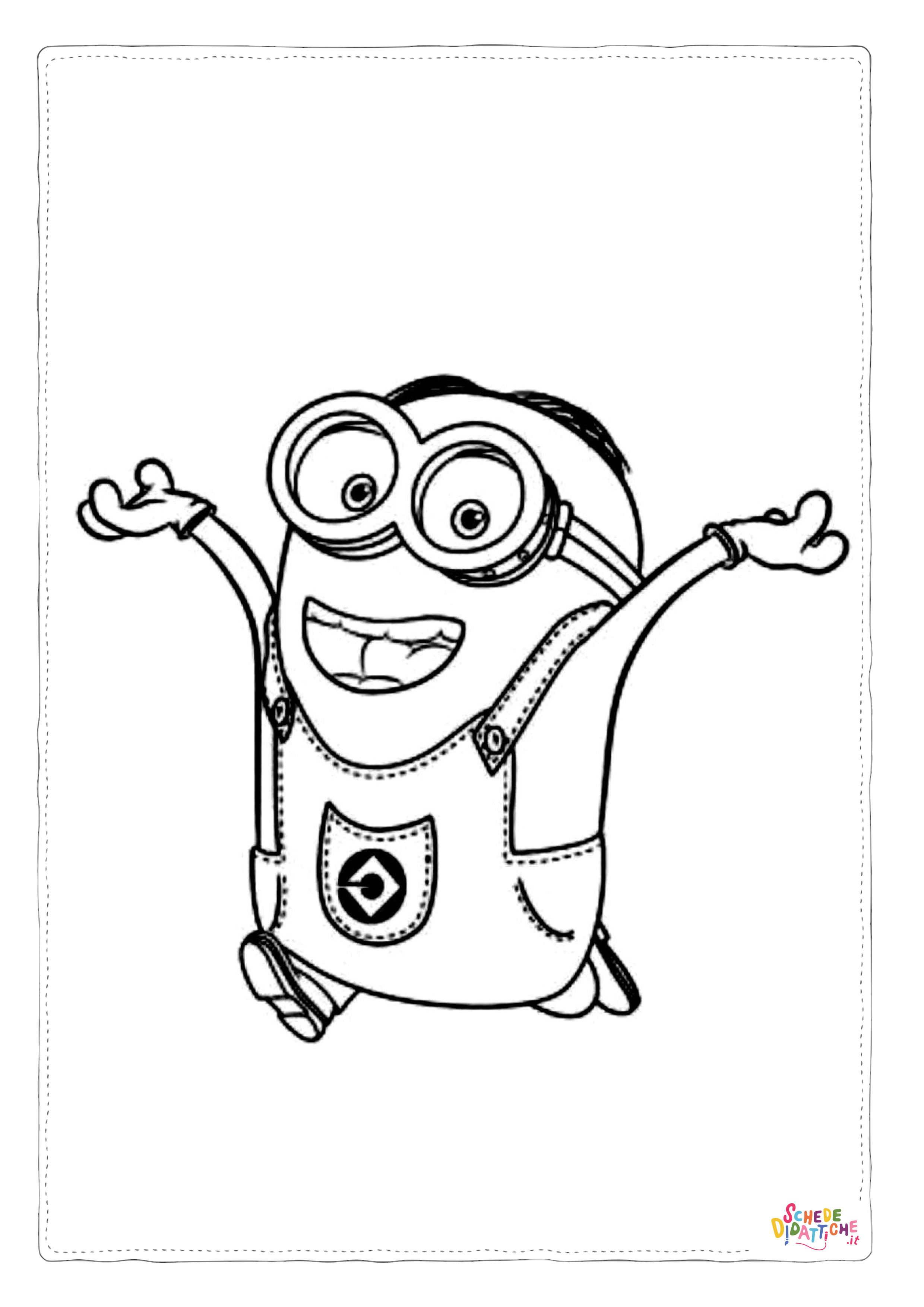 Disegno "Disegno di Cattivissimo me - Minions da stampare e colorare 50" Disegno di Cattivissimo me - Minions da stampare e colorare 50