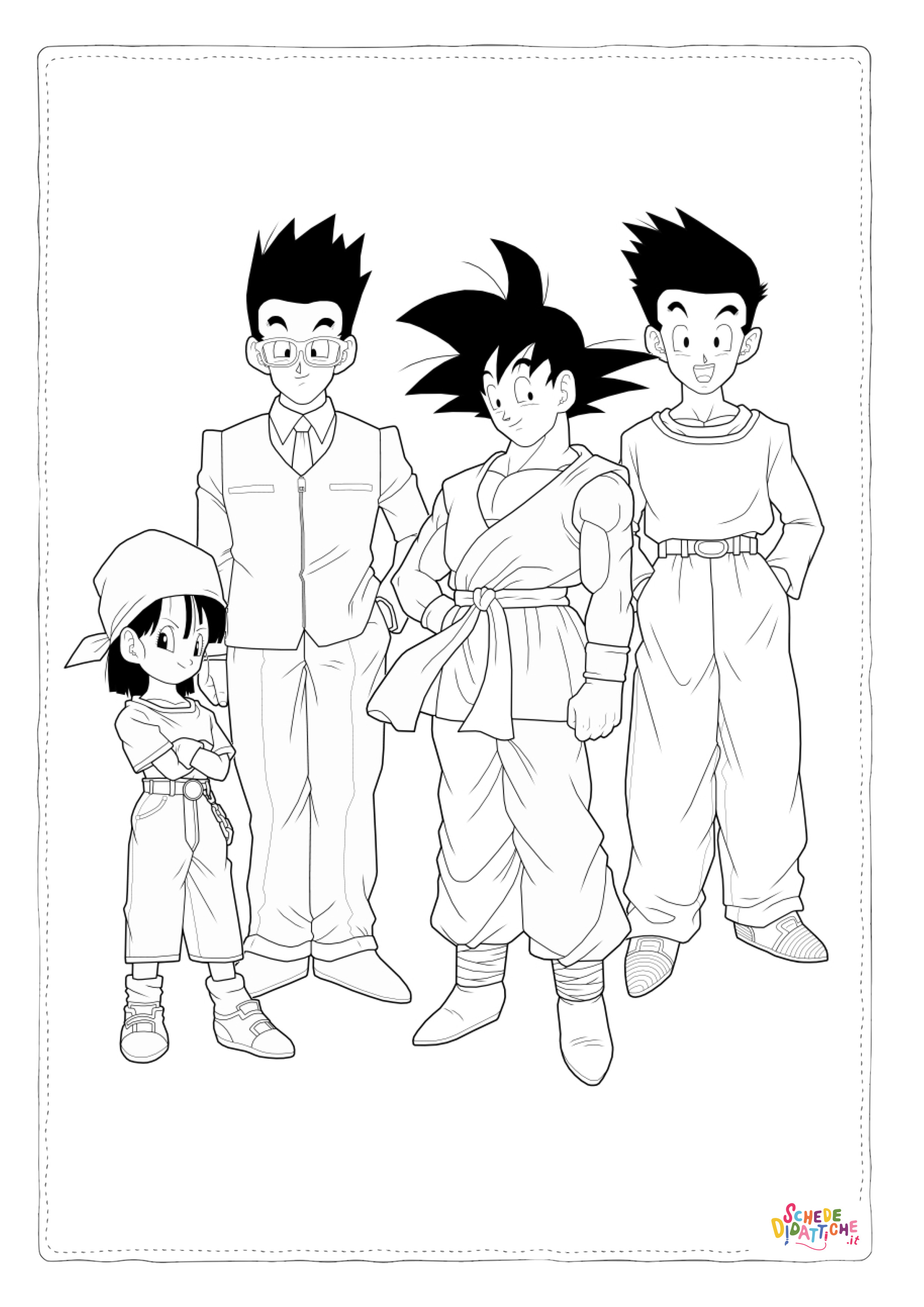 Disegno di Dragon Ball da stampare e colorare 64