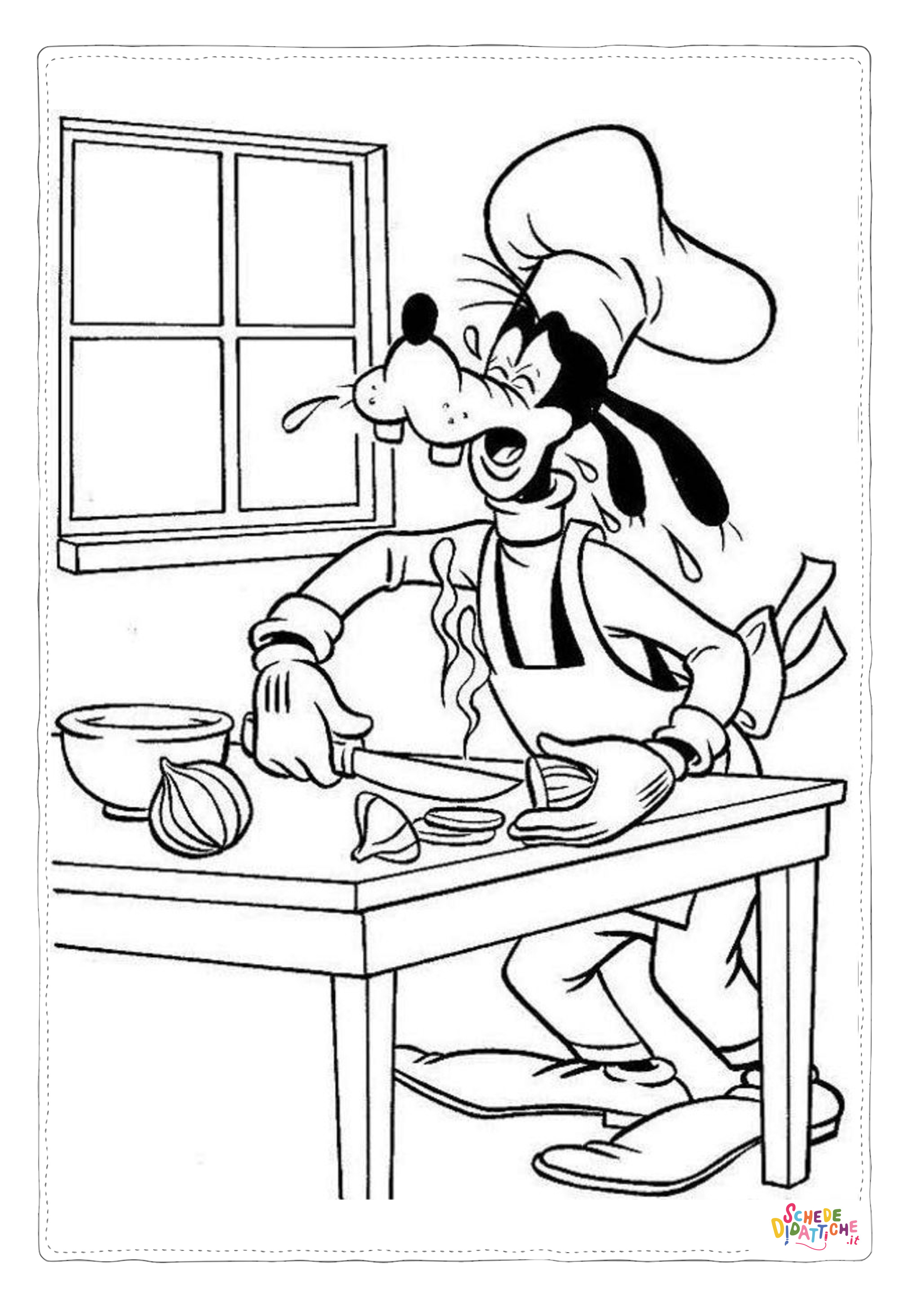 Disegno di Pippo da stampare e colorare 67