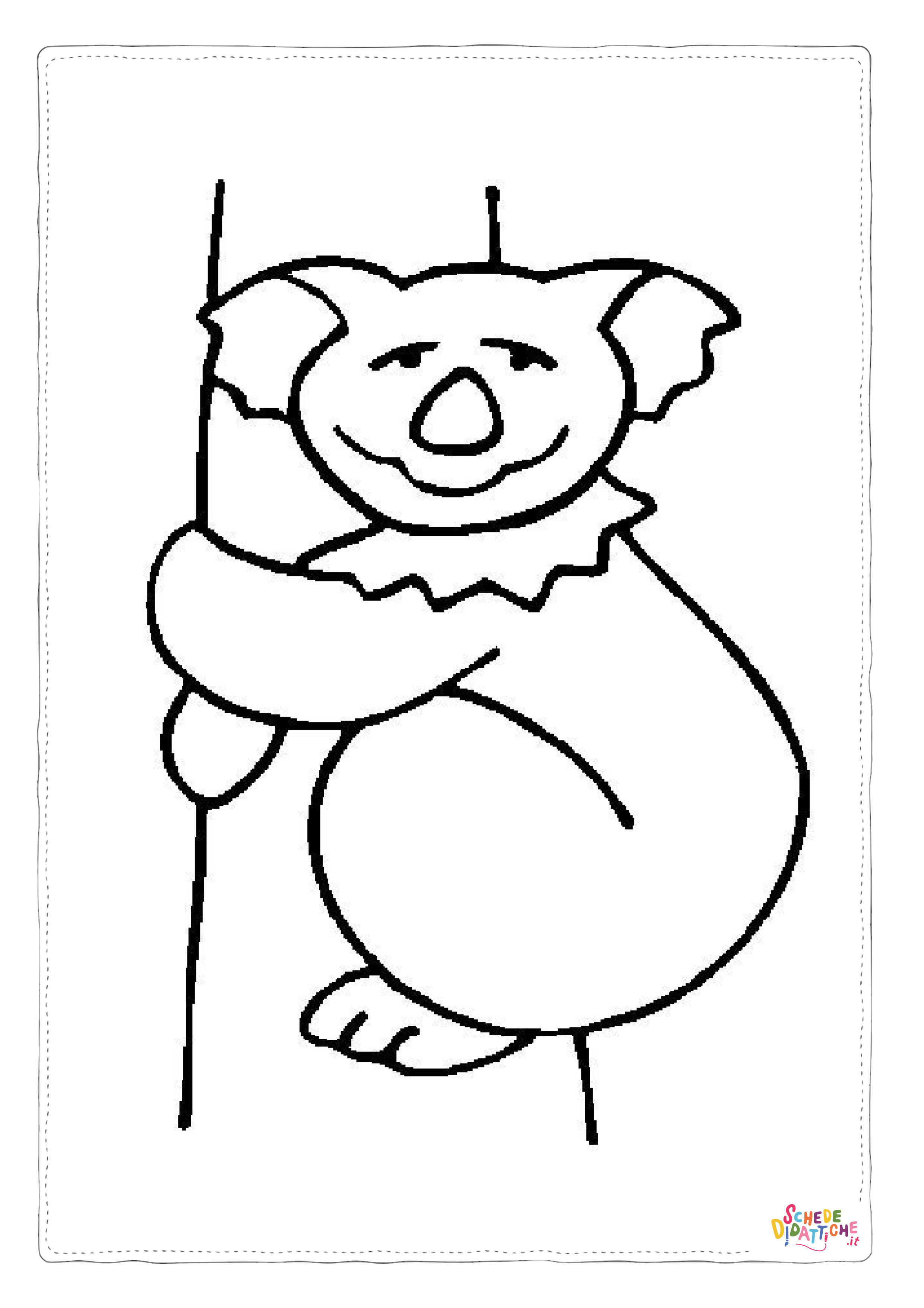 Disegno "Disegno di koala da stampare e colorare 33" Disegno di koala da stampare e colorare 33