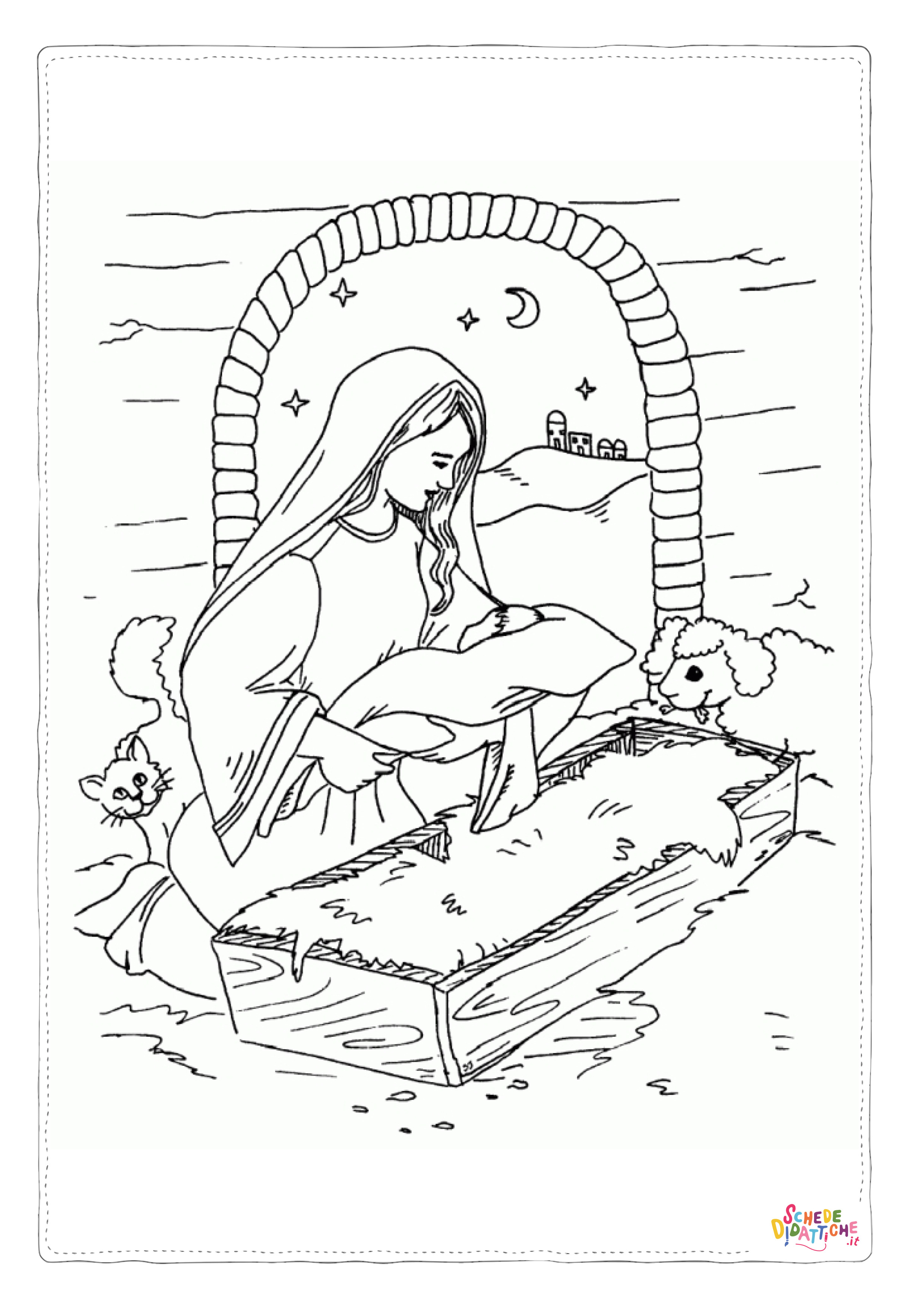 Disegno "Disegno di Cristianesimo da stampare e colorare 326" Disegno di Cristianesimo da stampare e colorare 326