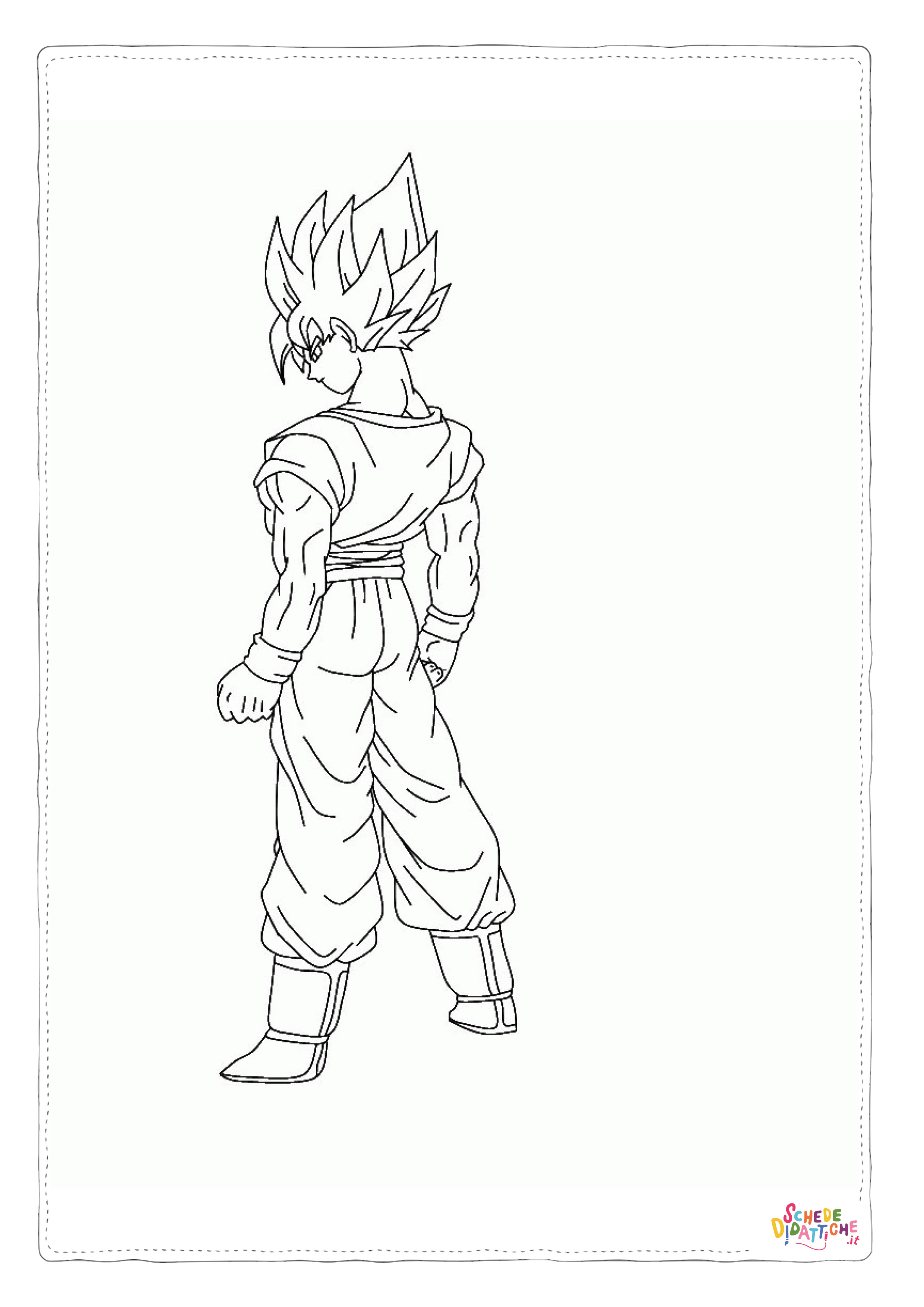 Disegno "Disegno di Dragon Ball da stampare e colorare 29" Disegno di Dragon Ball da stampare e colorare 29