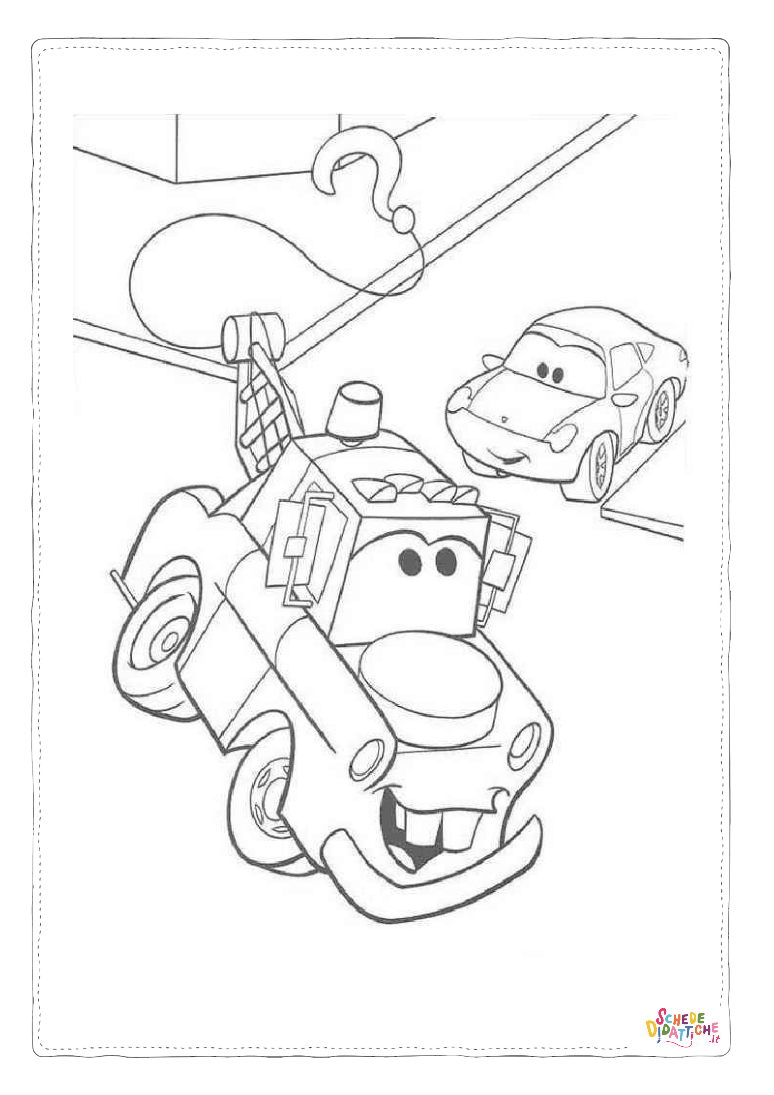 Disegno di Cars da stampare e colorare 255