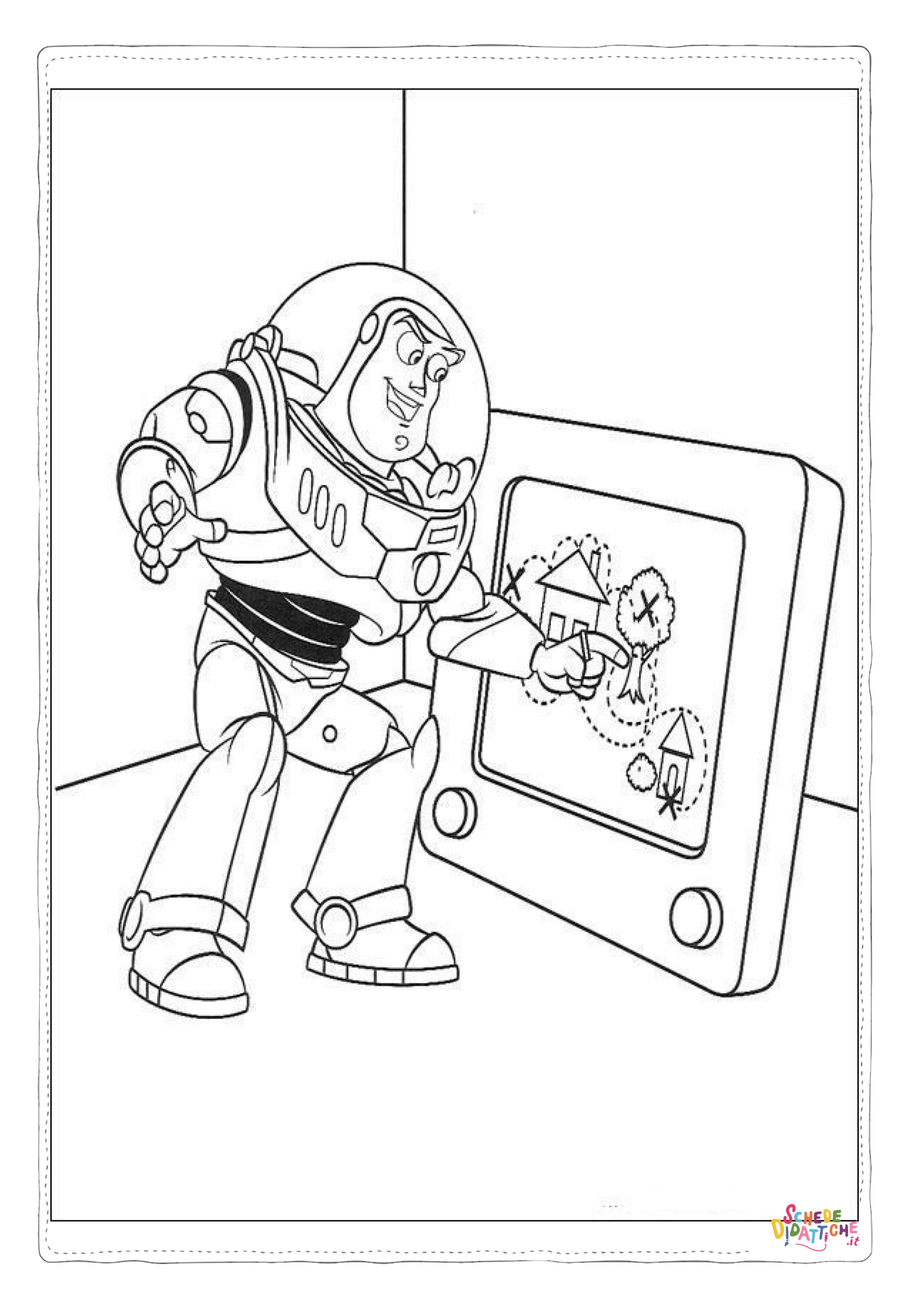 Disegno "Disegno di Toy Story da stampare e colorare 140" Disegno di Toy Story da stampare e colorare 140