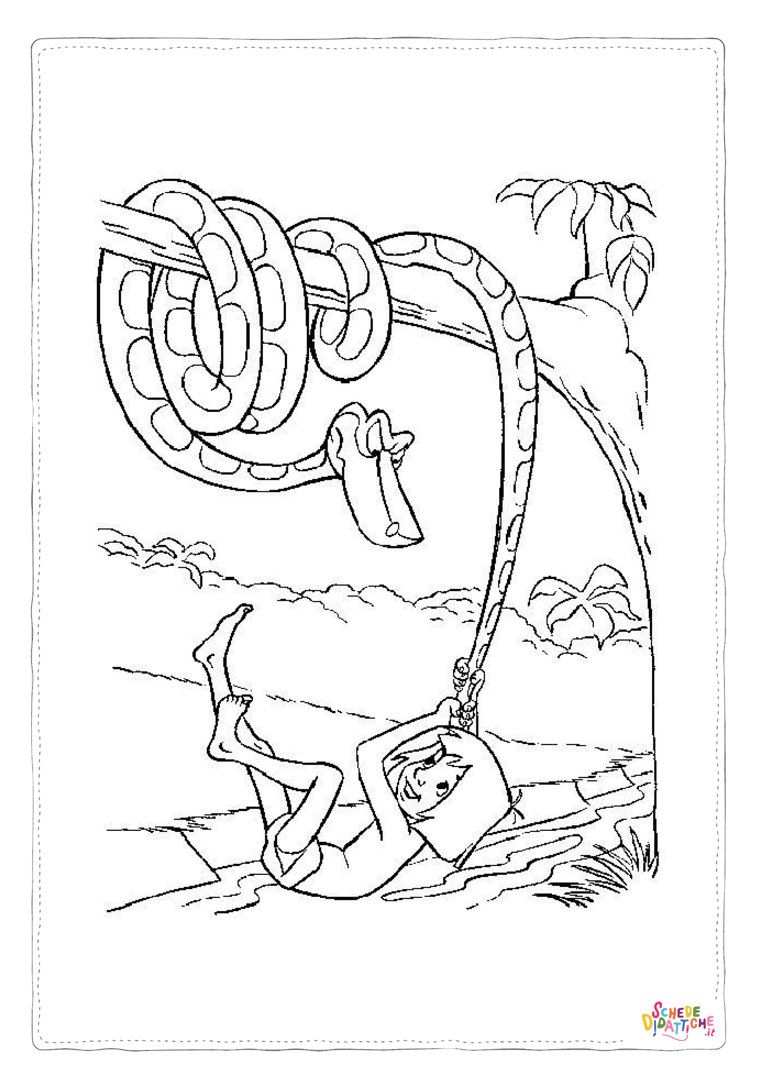 Disegno "Disegno di Il libro della giungla da stampare e colorare 95" Disegno di Il libro della giungla da stampare e colorare 95