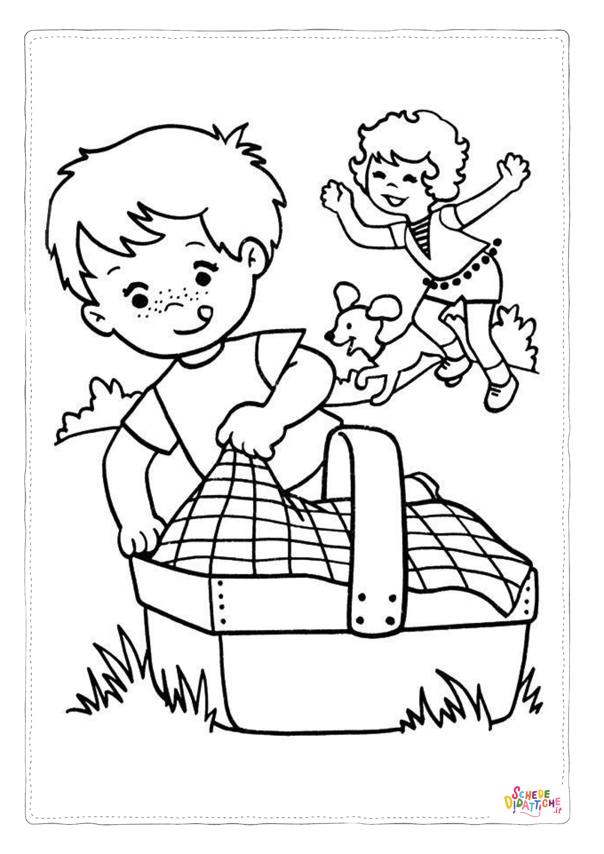 Disegno "Disegno di primavera da stampare e colorare 6" Disegno di primavera da stampare e colorare 6