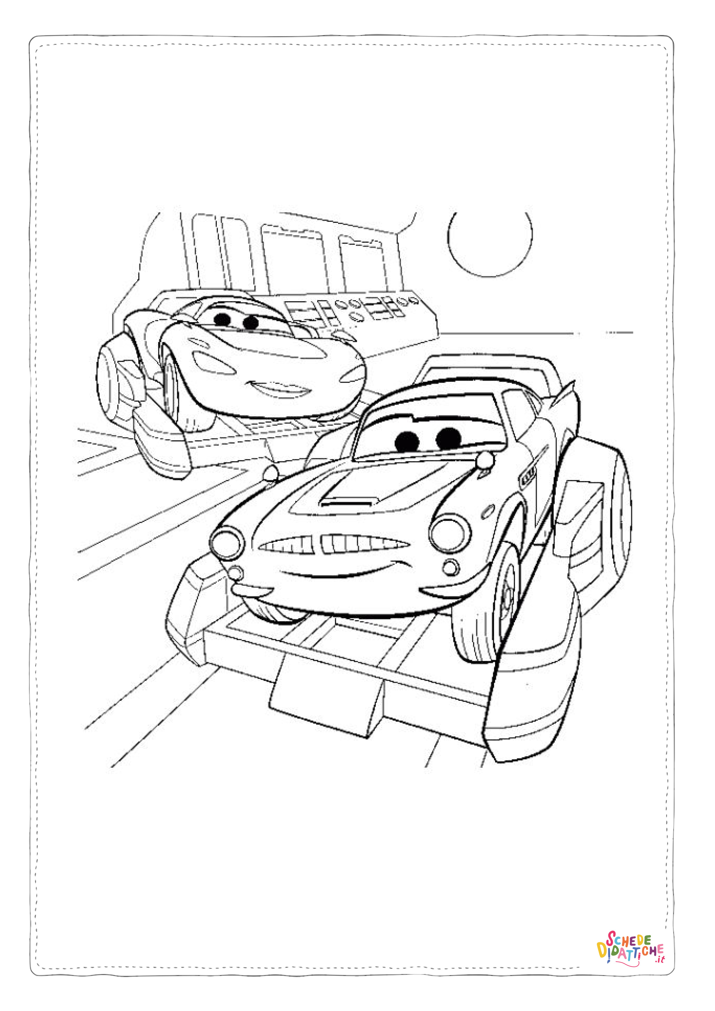 Disegno "Disegno di Cars da stampare e colorare 157" Disegno di Cars da stampare e colorare 157