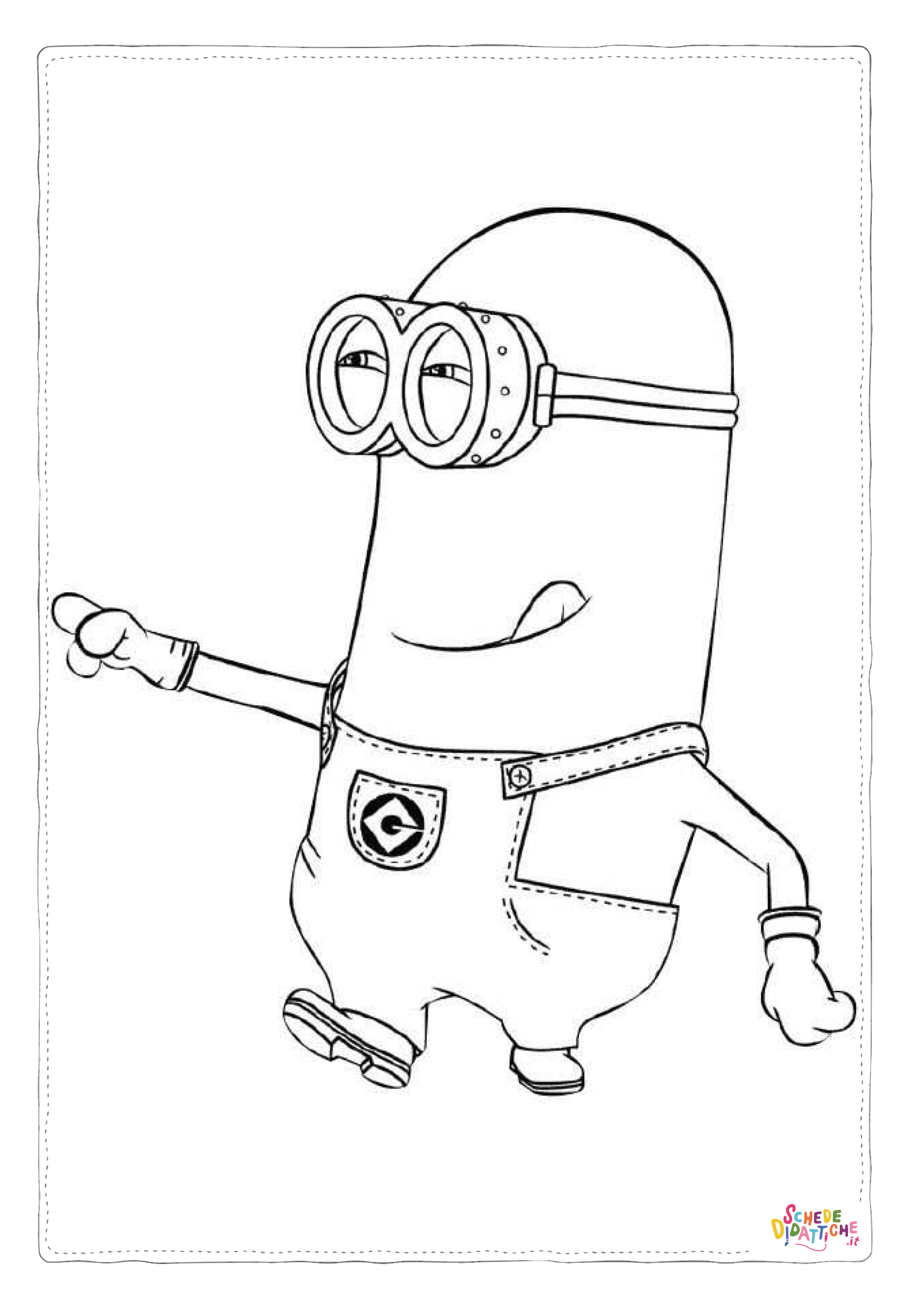 Disegno "Disegno di Cattivissimo me - Minions da stampare e colorare 26" Disegno di Cattivissimo me - Minions da stampare e colorare 26