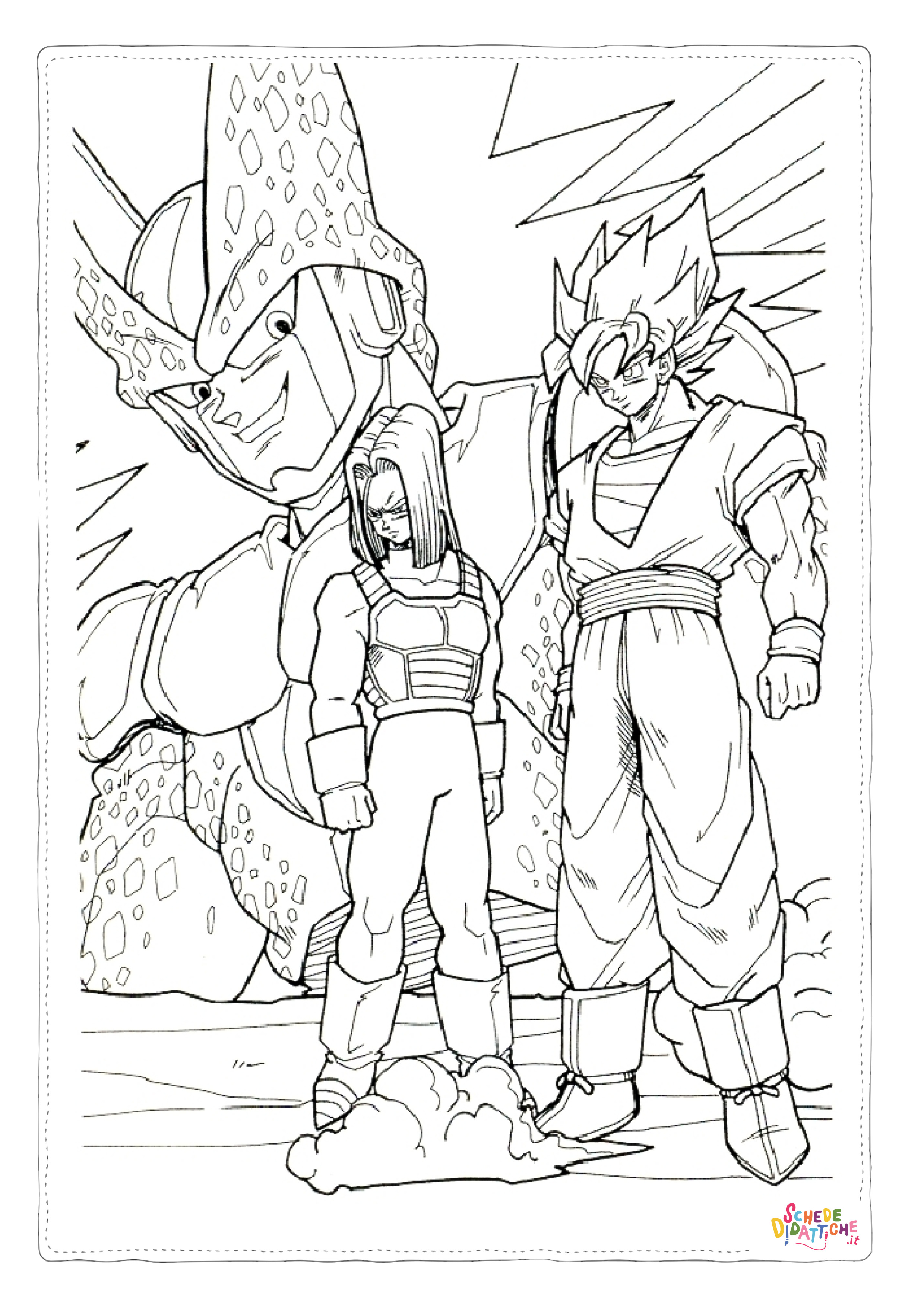 Disegno di Dragon Ball da stampare e colorare 104