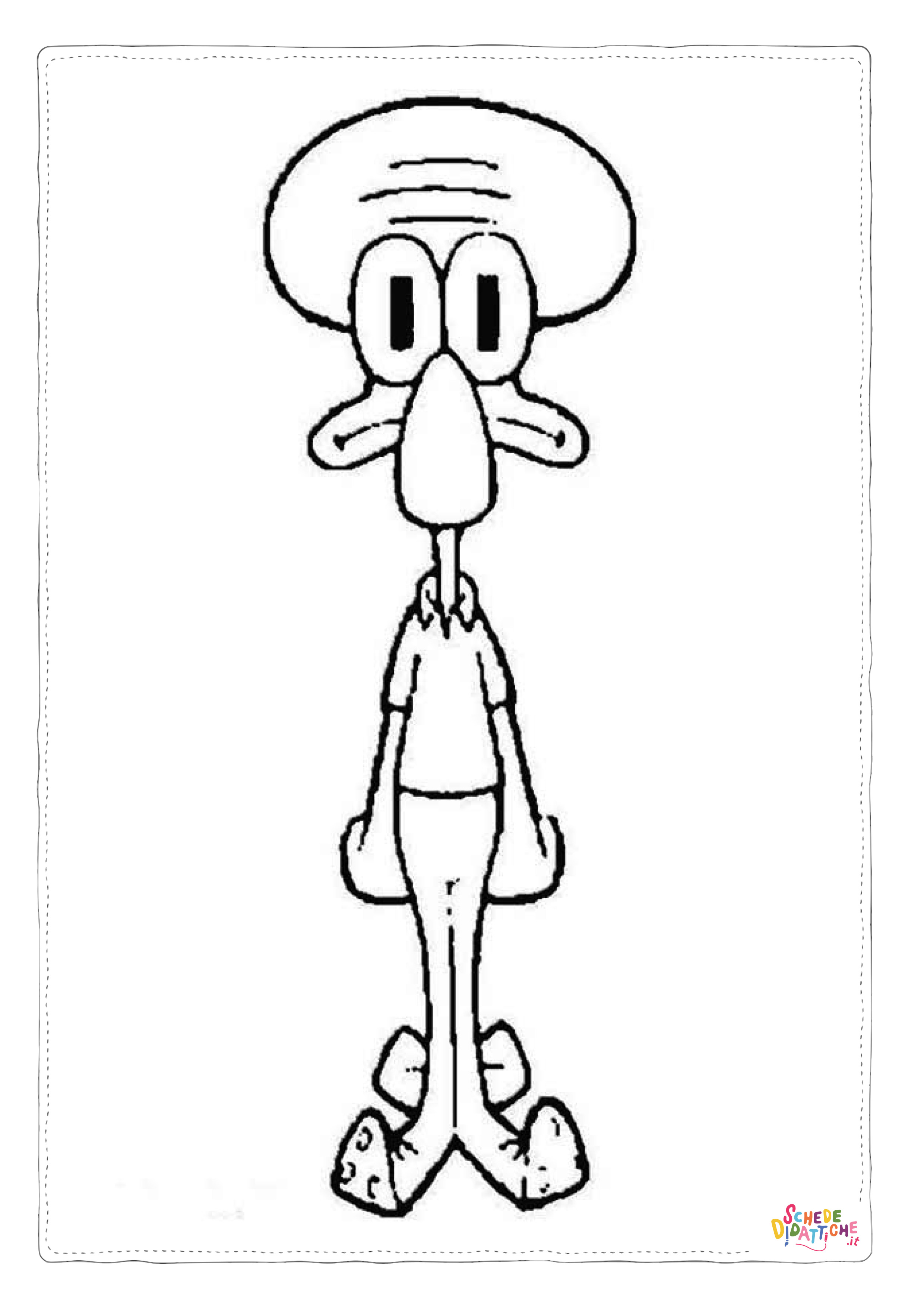 Disegno "Disegno di Spongebob da stampare e colorare 85" Disegno di Spongebob da stampare e colorare 85