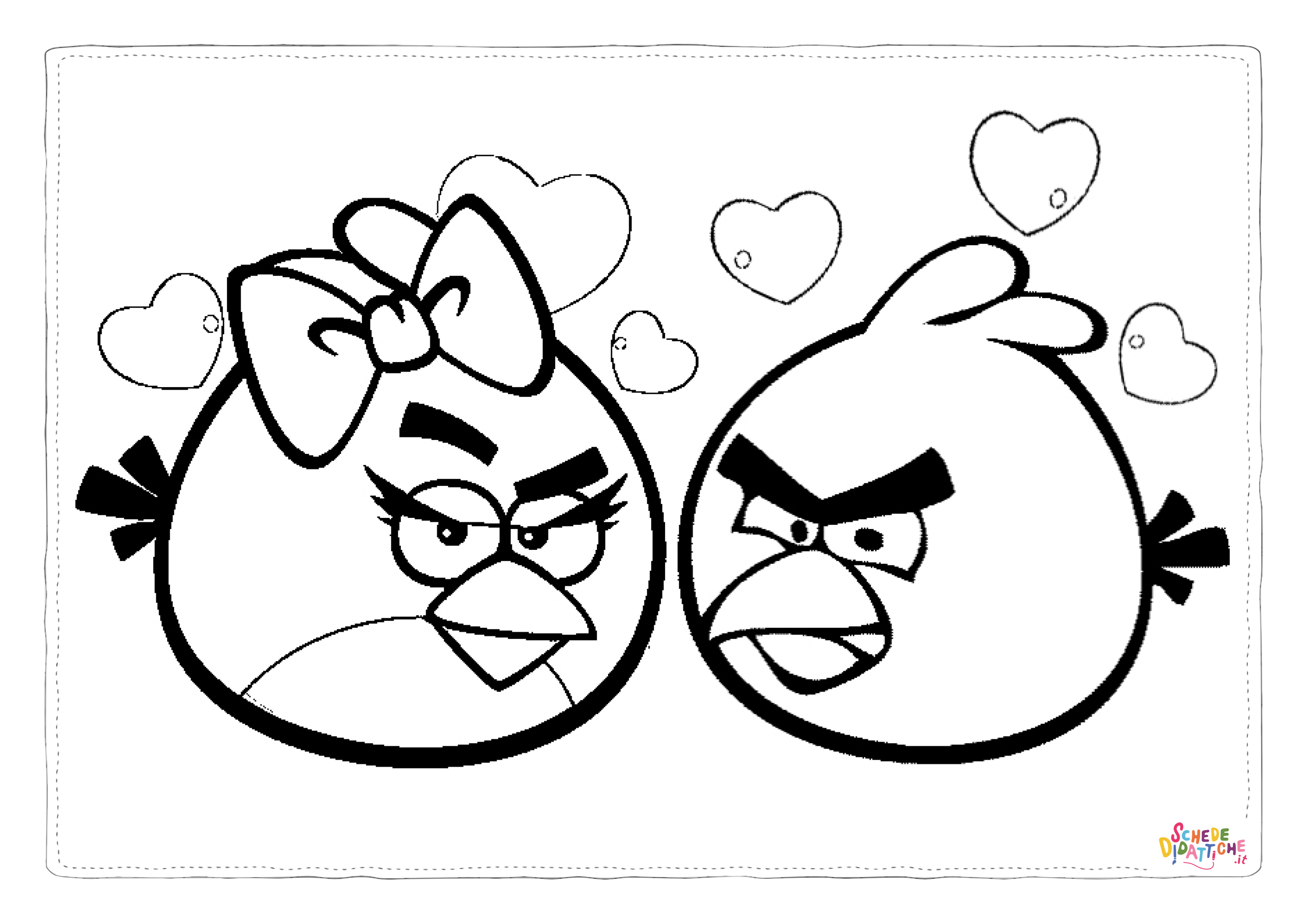 Disegno "Disegno di Angry birds da stampare e colorare 85" Disegno di Angry birds da stampare e colorare 85
