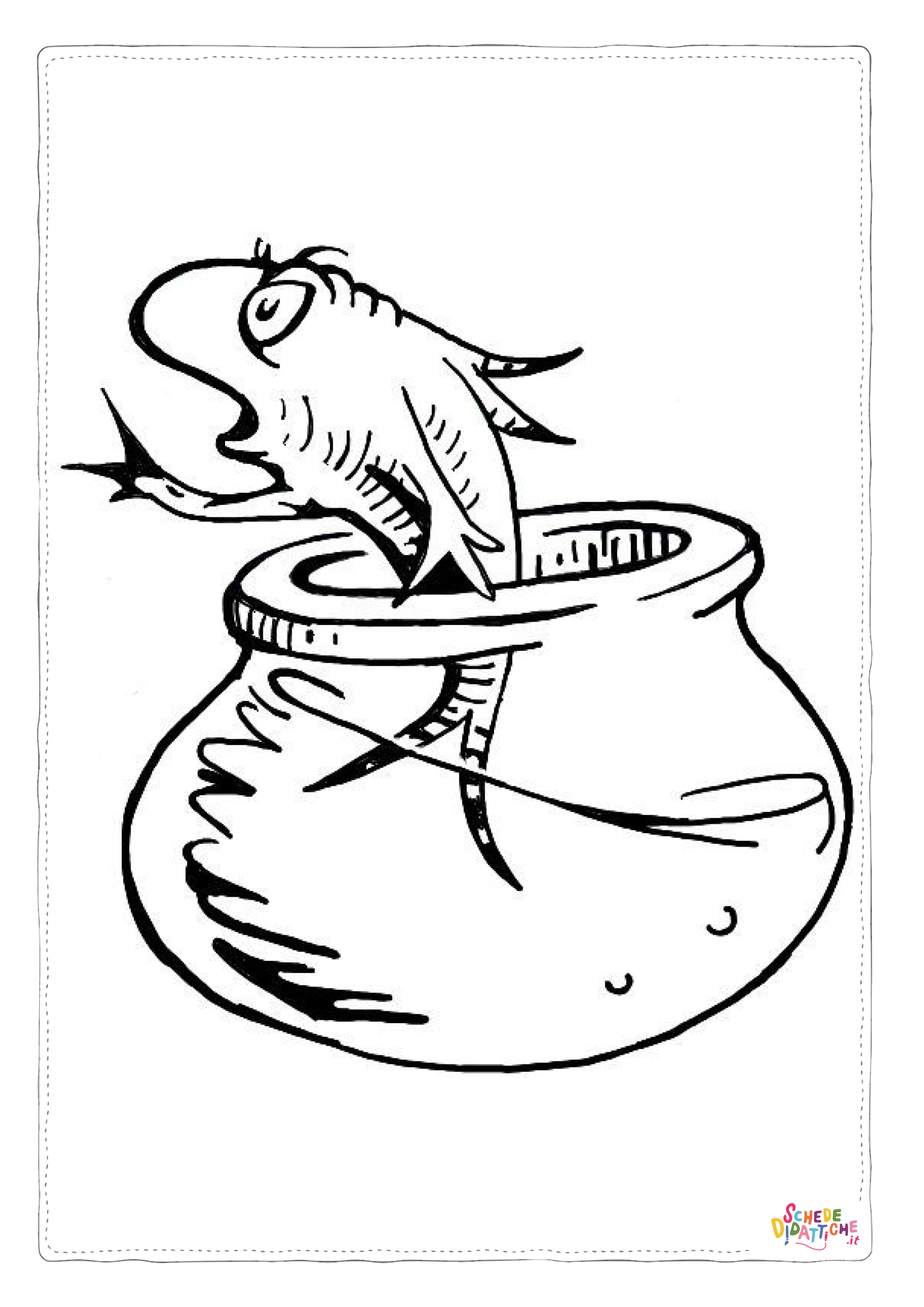 Disegno "Disegno di pesce da stampare e colorare 224" Disegno di pesce da stampare e colorare 224