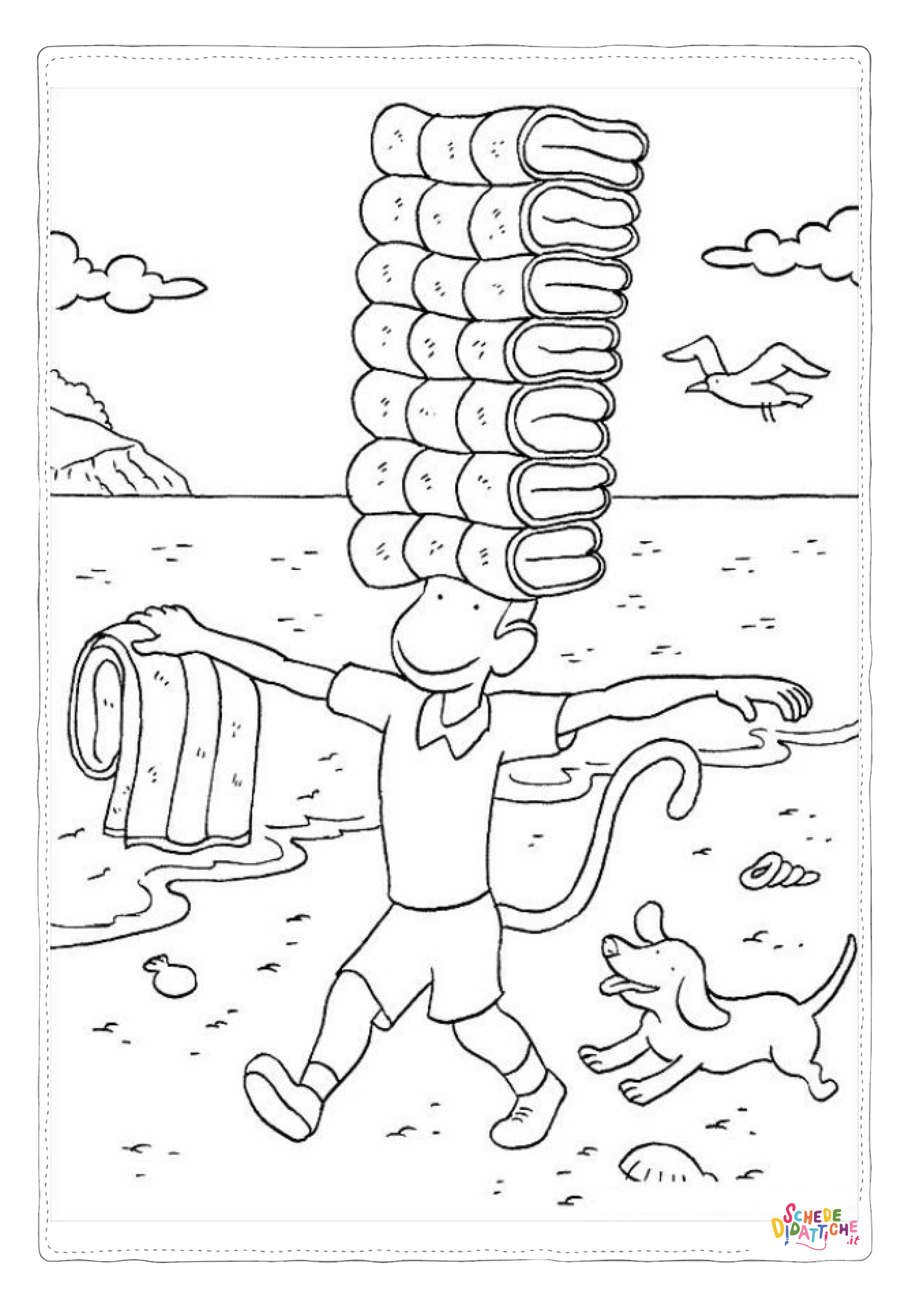Disegno di Barbapap da stampare e colorare 4