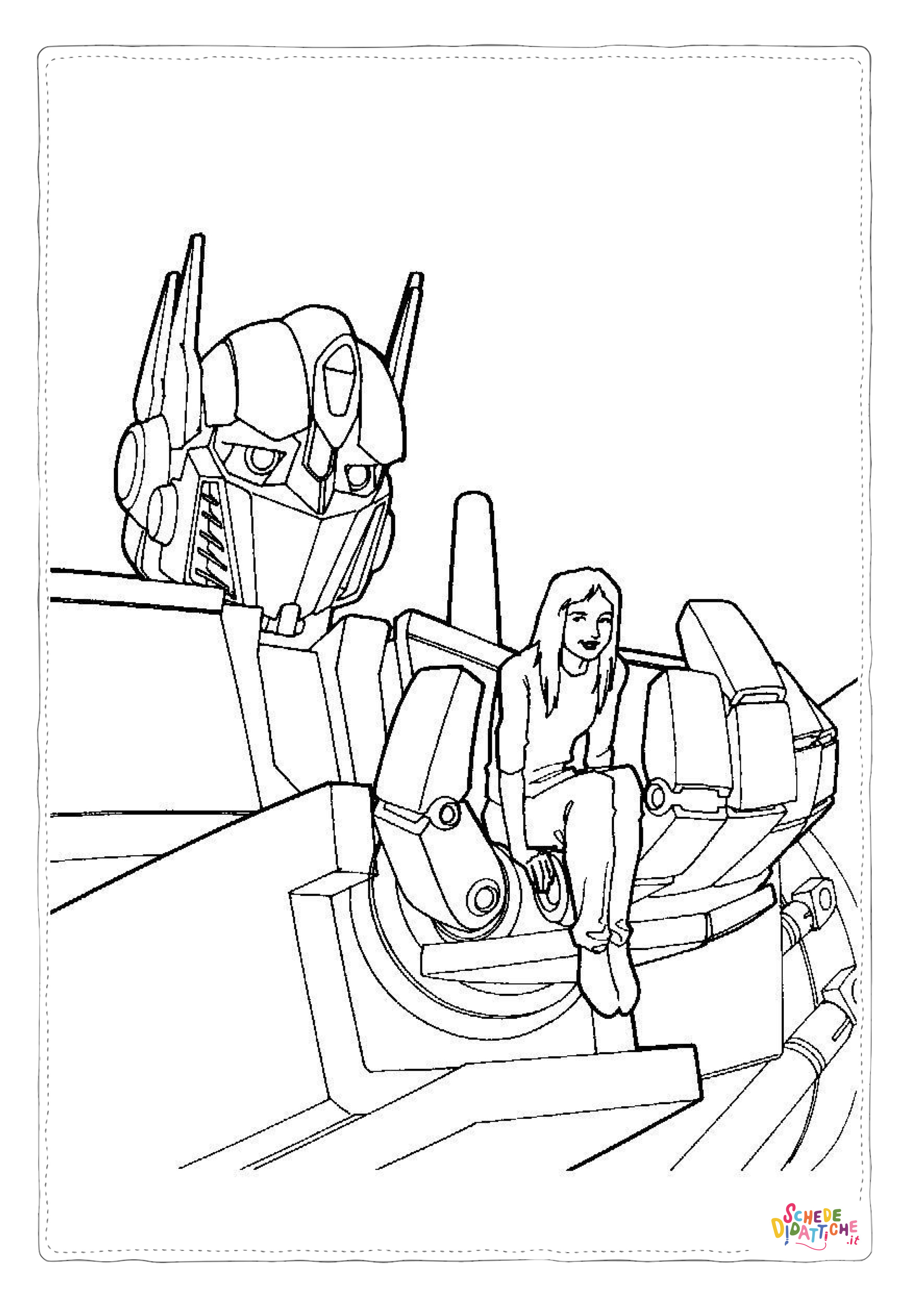 Disegno "Disegno di Transformers da stampare e colorare 93" Disegno di Transformers da stampare e colorare 93