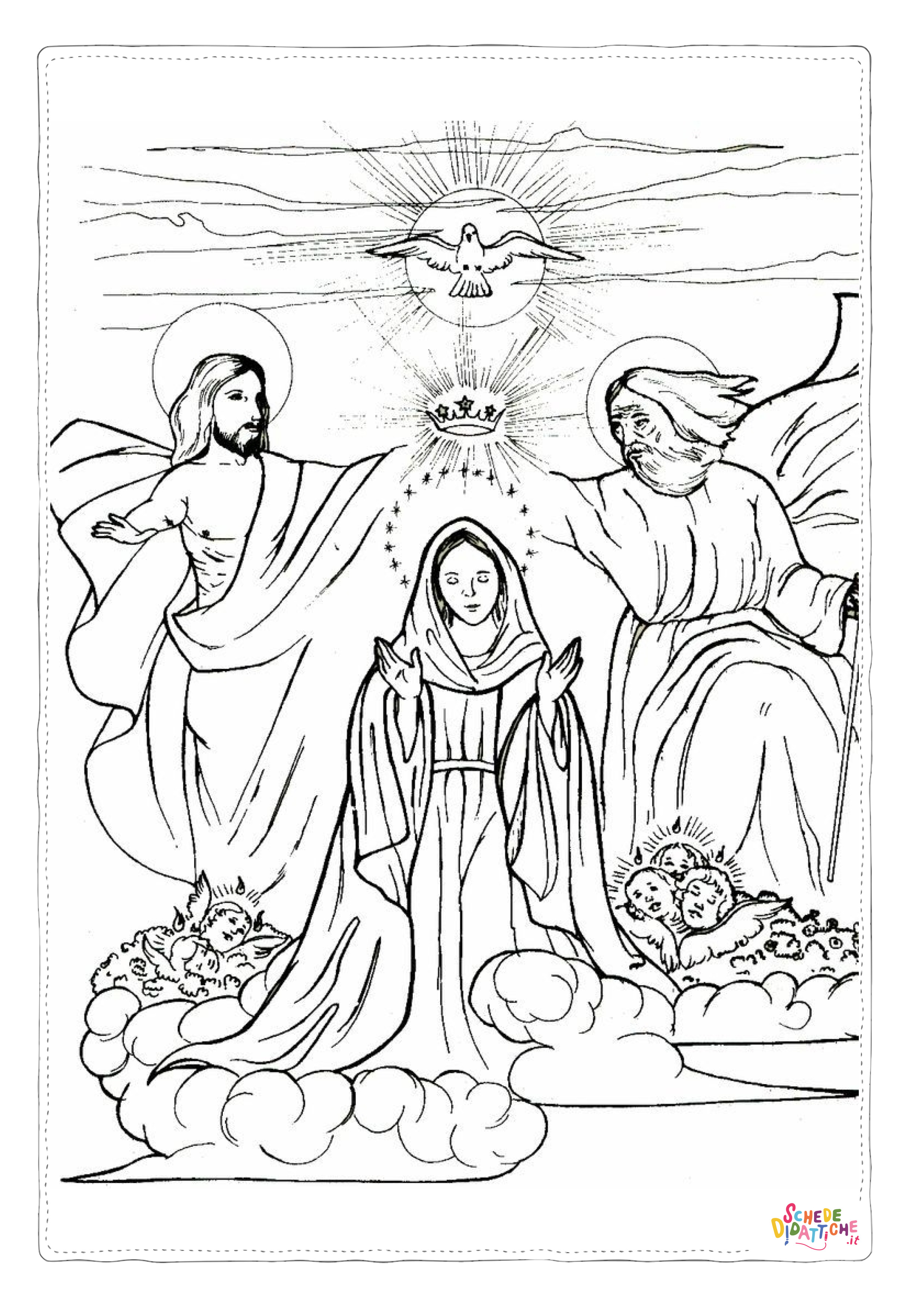Disegno "Disegno di Cristianesimo da stampare e colorare 237" Disegno di Cristianesimo da stampare e colorare 237