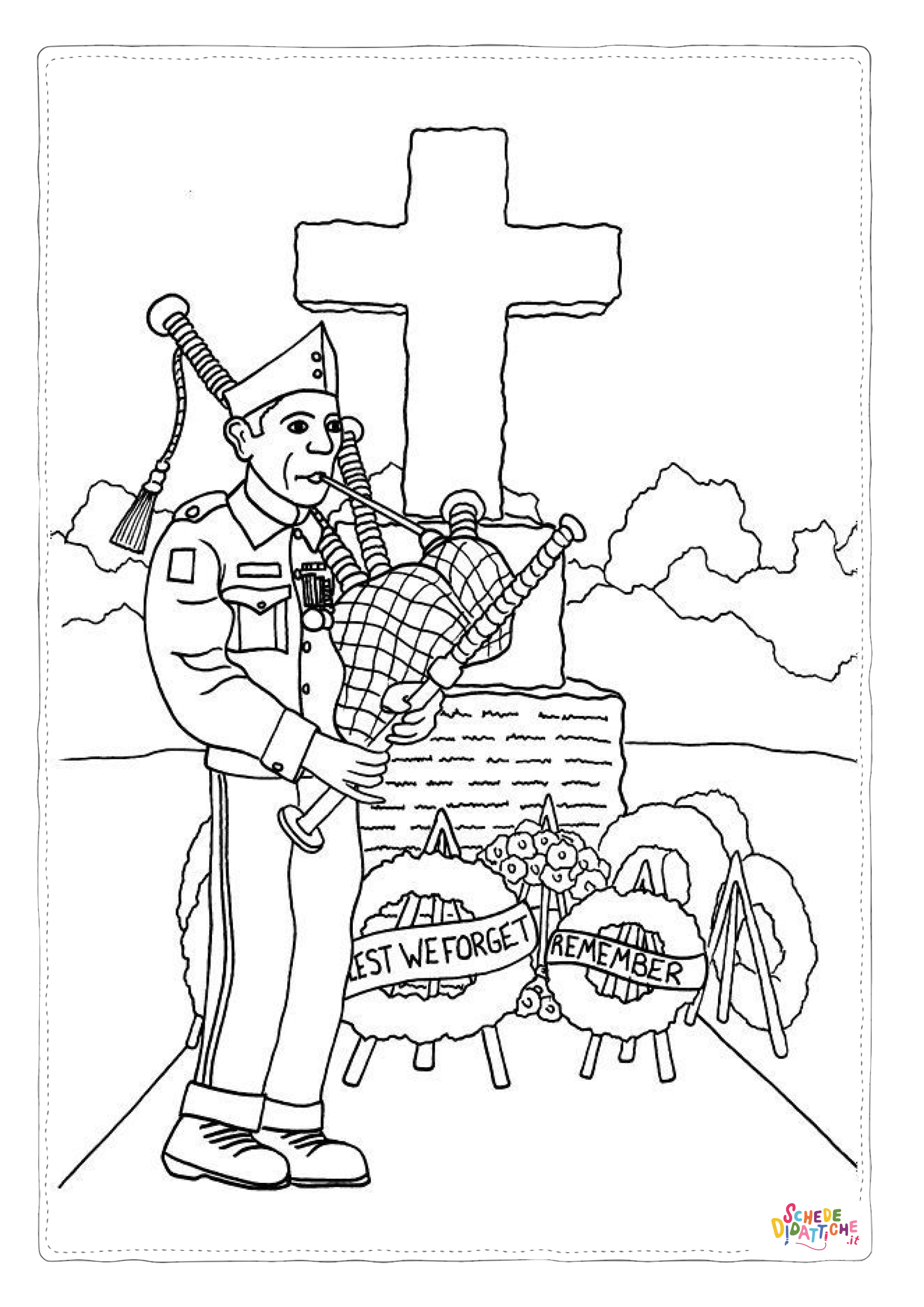 Disegno di soldato da stampare e colorare 55