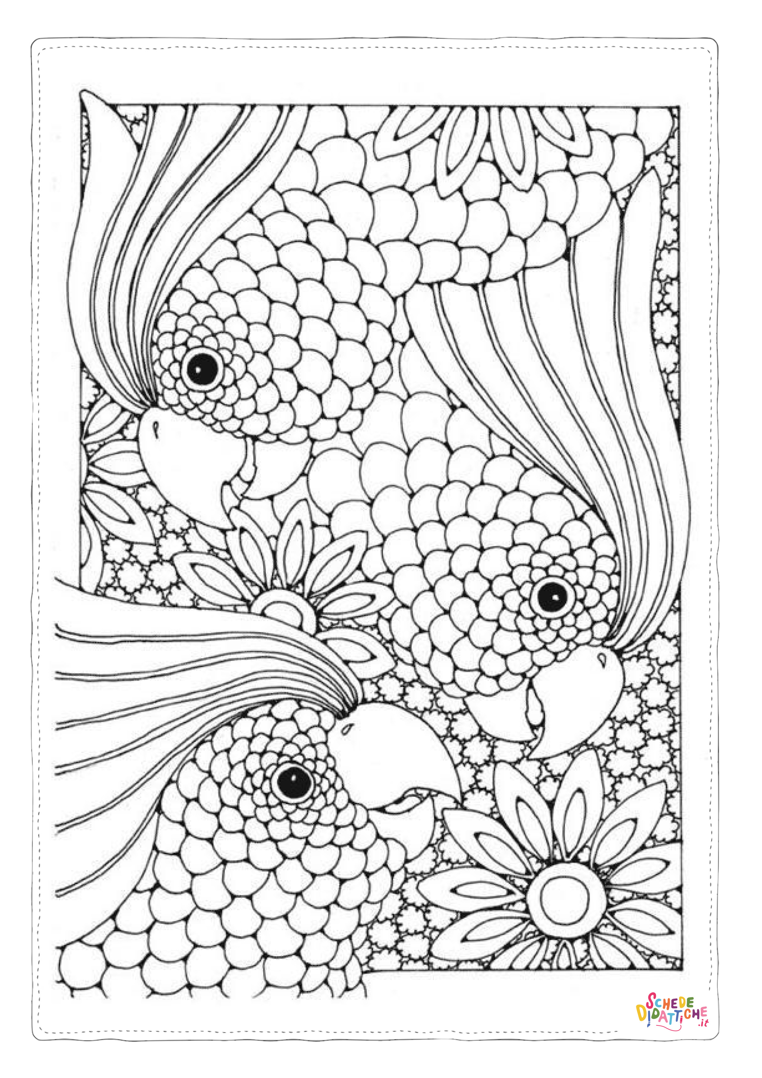 Disegno "Disegno di mandala da stampare e colorare 1421" Disegno di mandala da stampare e colorare 1421