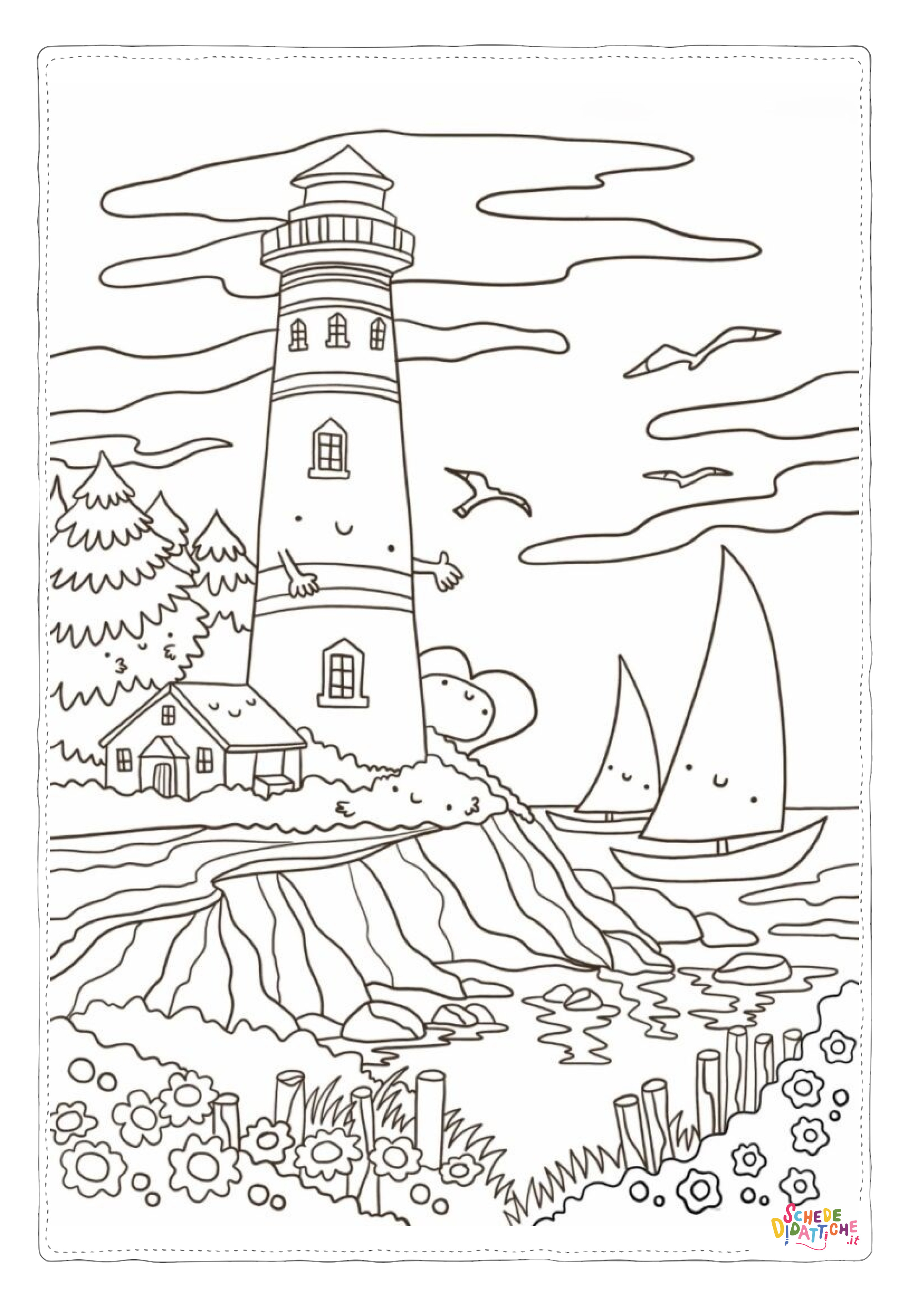 Disegni Estate in spiaggia  6