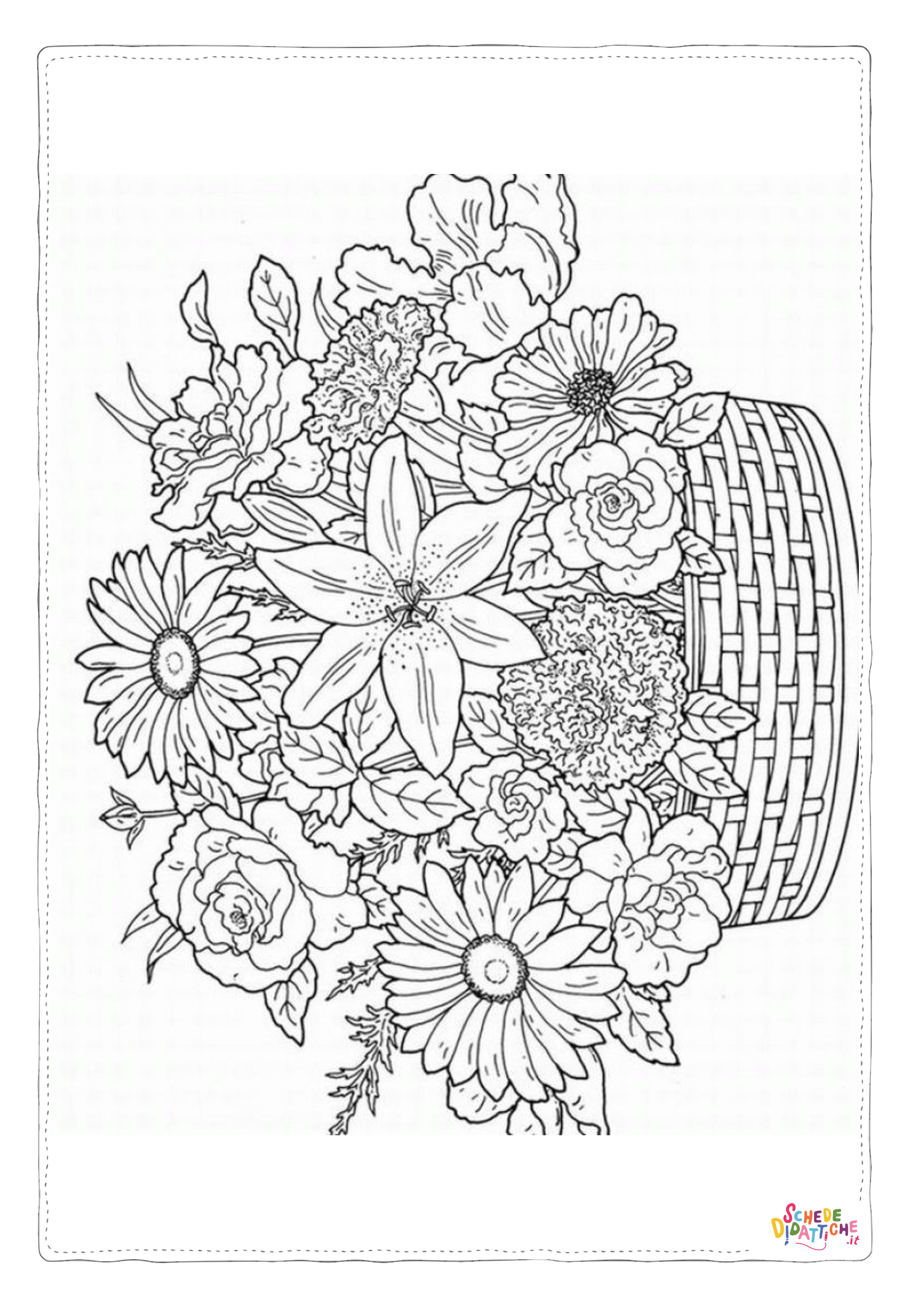 Disegno "Disegno di mandala da stampare e colorare 1347" Disegno di mandala da stampare e colorare 1347