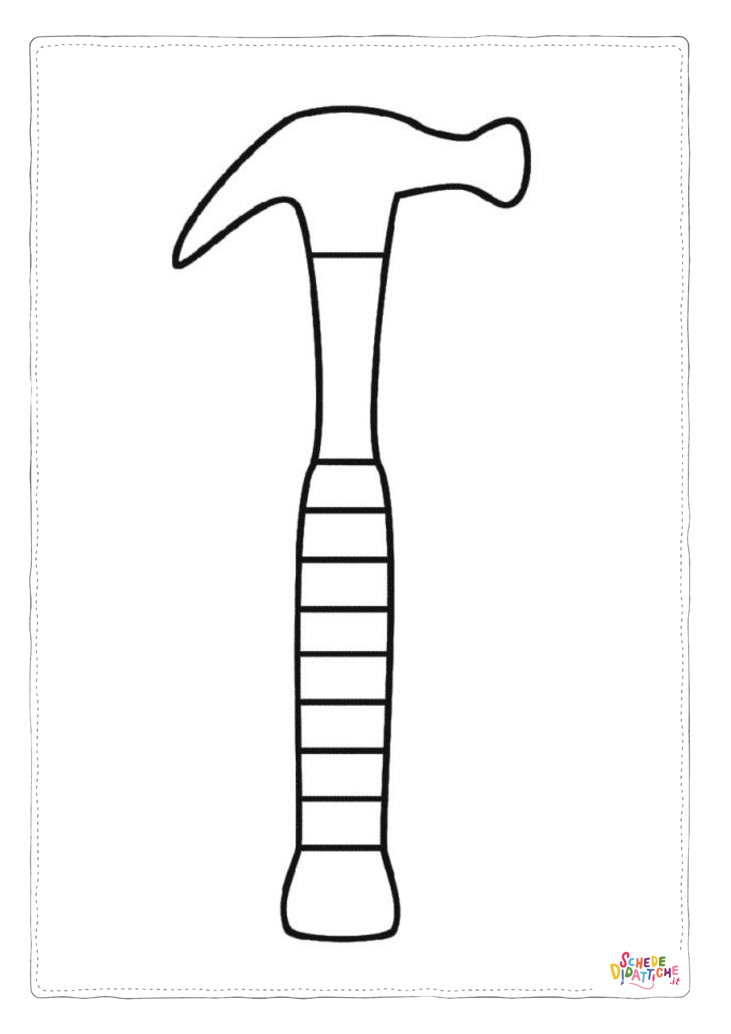 Disegno "Disegno di utensile da lavoro da stampare e colorare 24" Disegno di utensile da lavoro da stampare e colorare 24