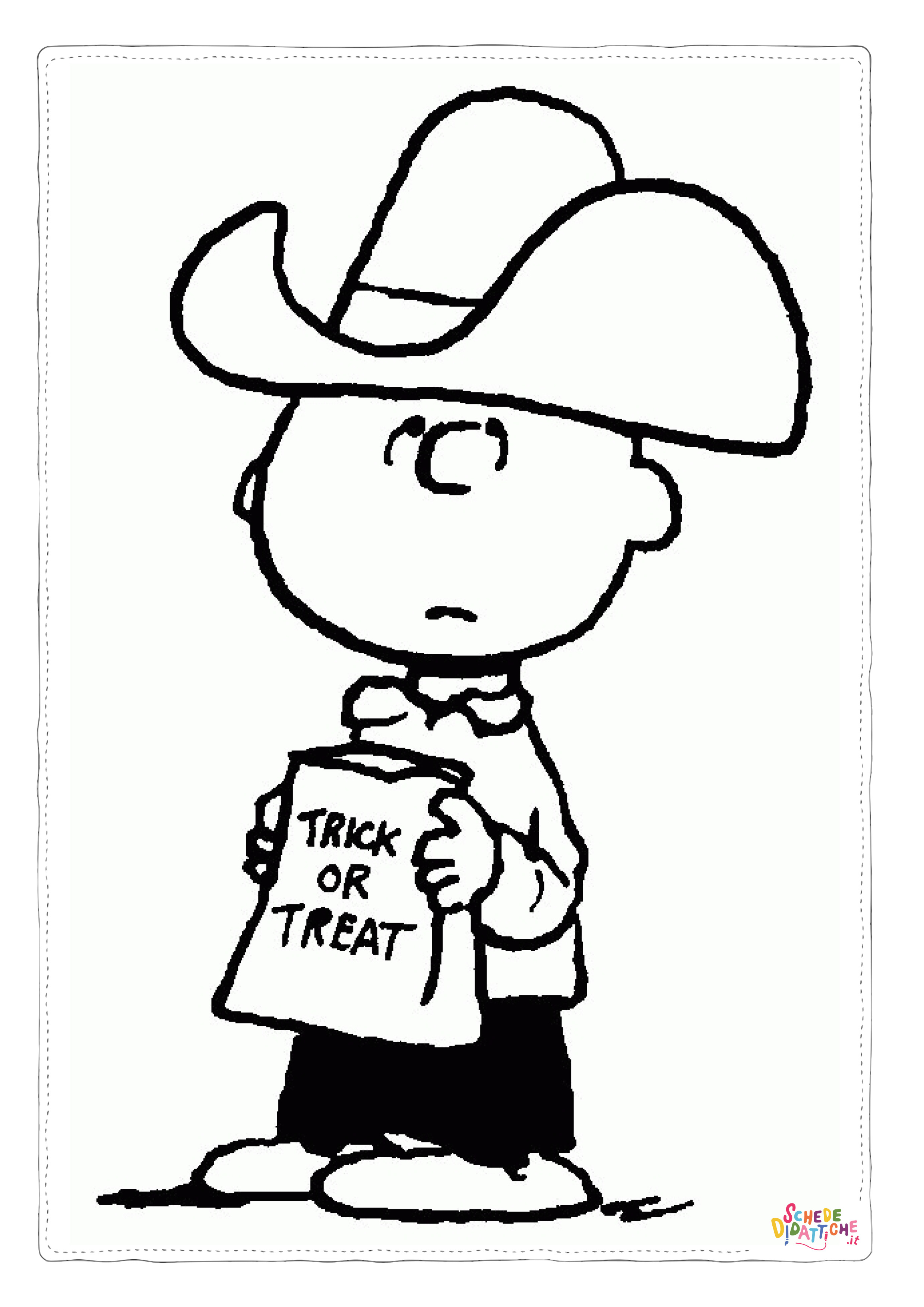 Disegno di Snoopy da stampare e colorare 20