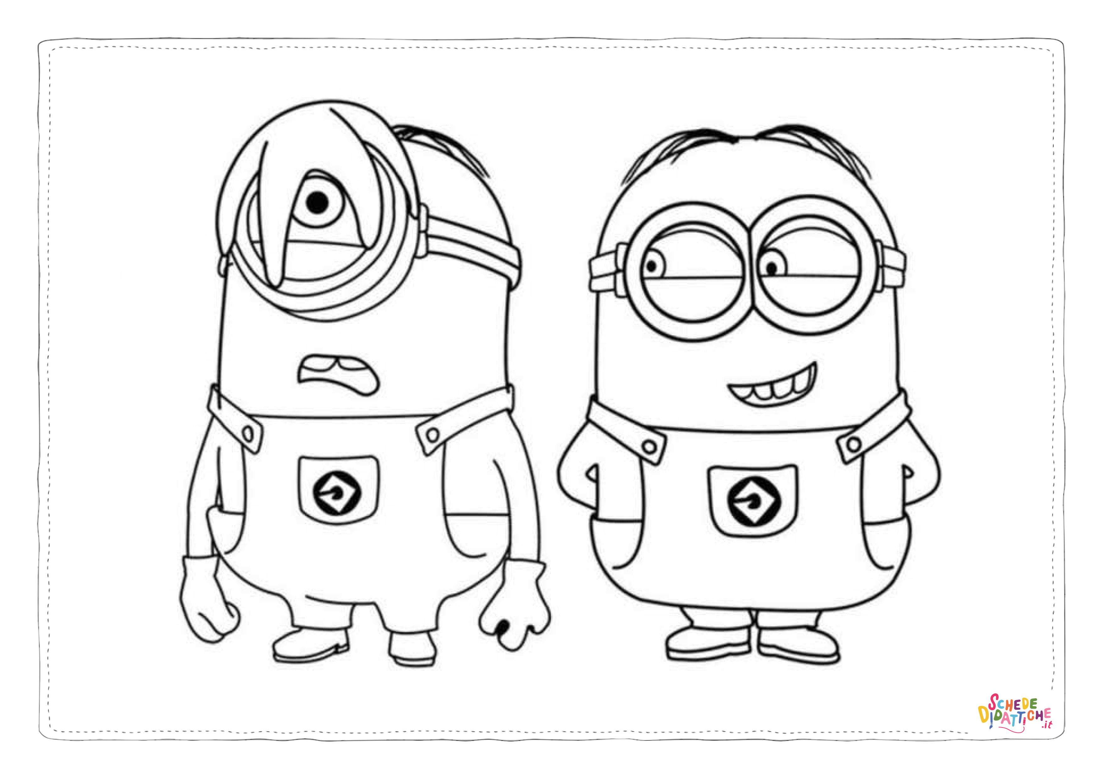 Disegno "Disegno di Cattivissimo me - Minions da stampare e colorare 39" Disegno di Cattivissimo me - Minions da stampare e colorare 39