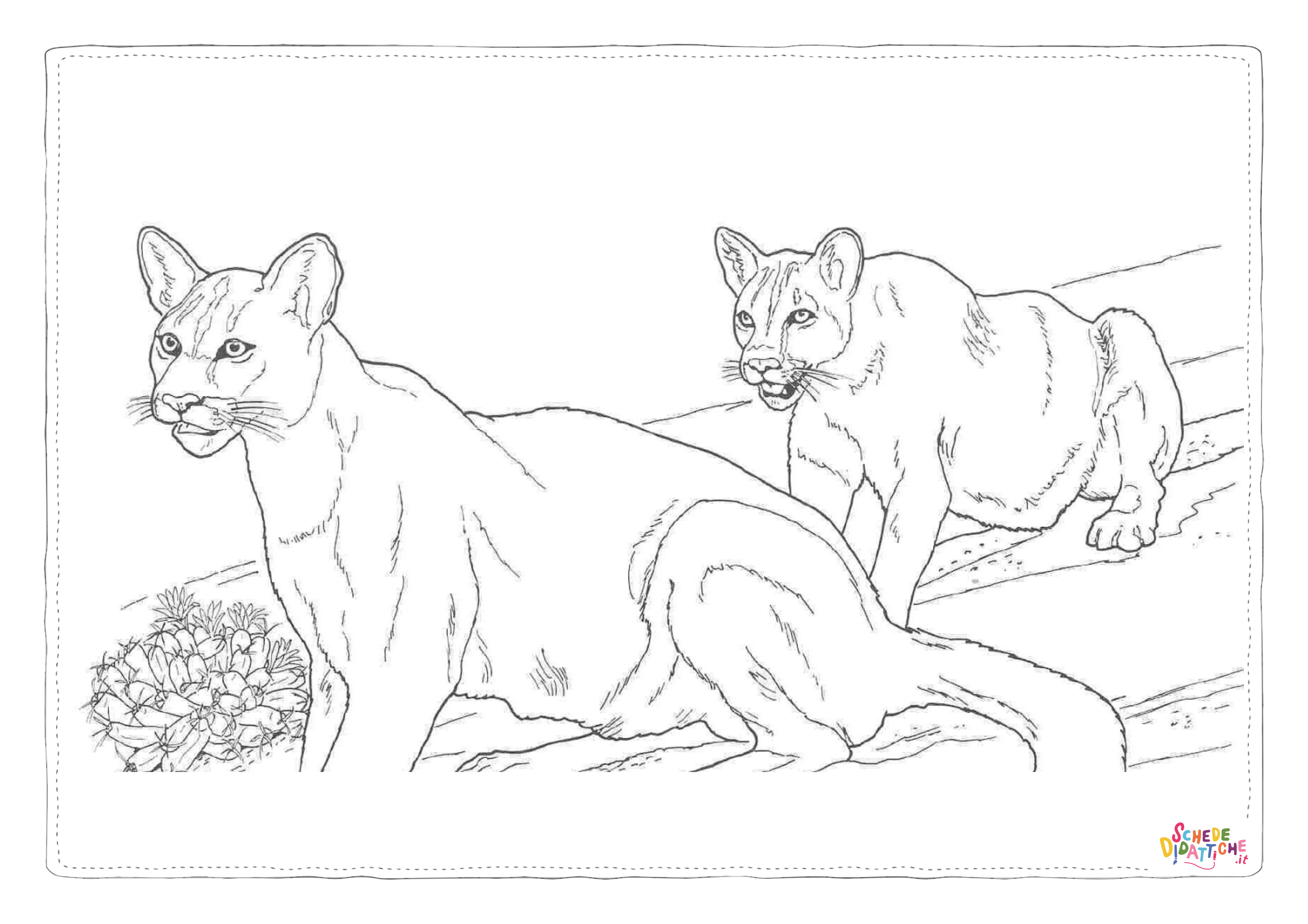 Disegno "Disegno di leone da stampare e colorare 45" Disegno di leone da stampare e colorare 45