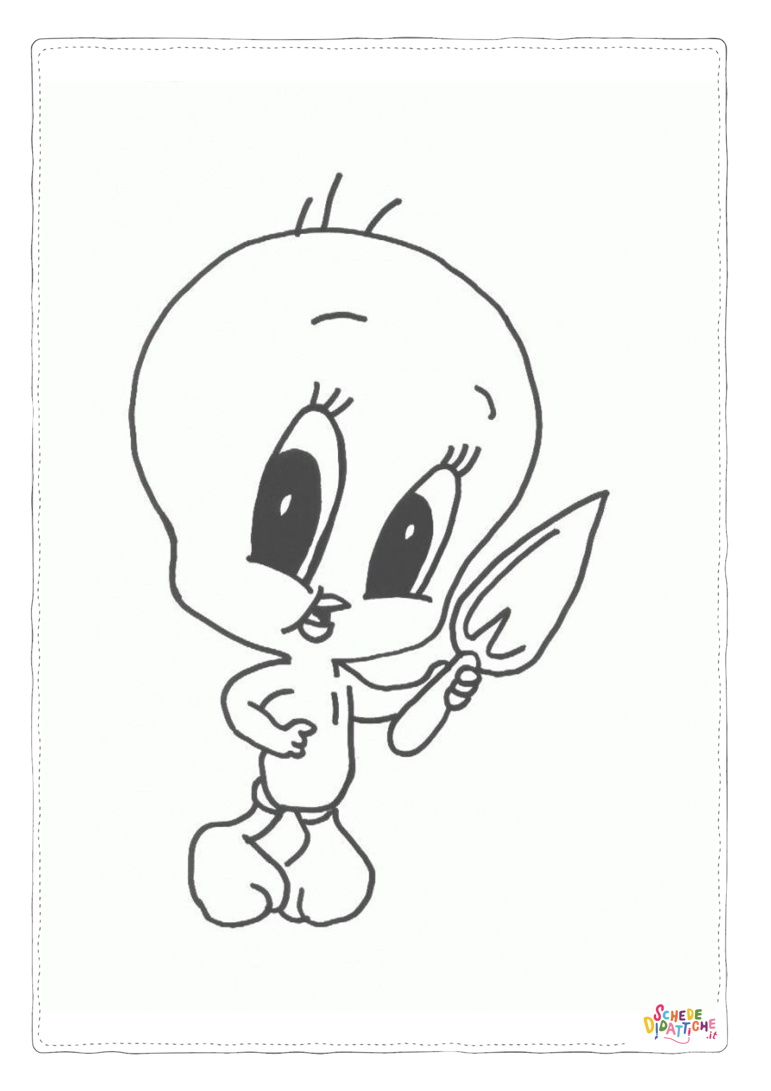 Disegno "Disegno di Titty da stampare e colorare 61" Disegno di Titty da stampare e colorare 61