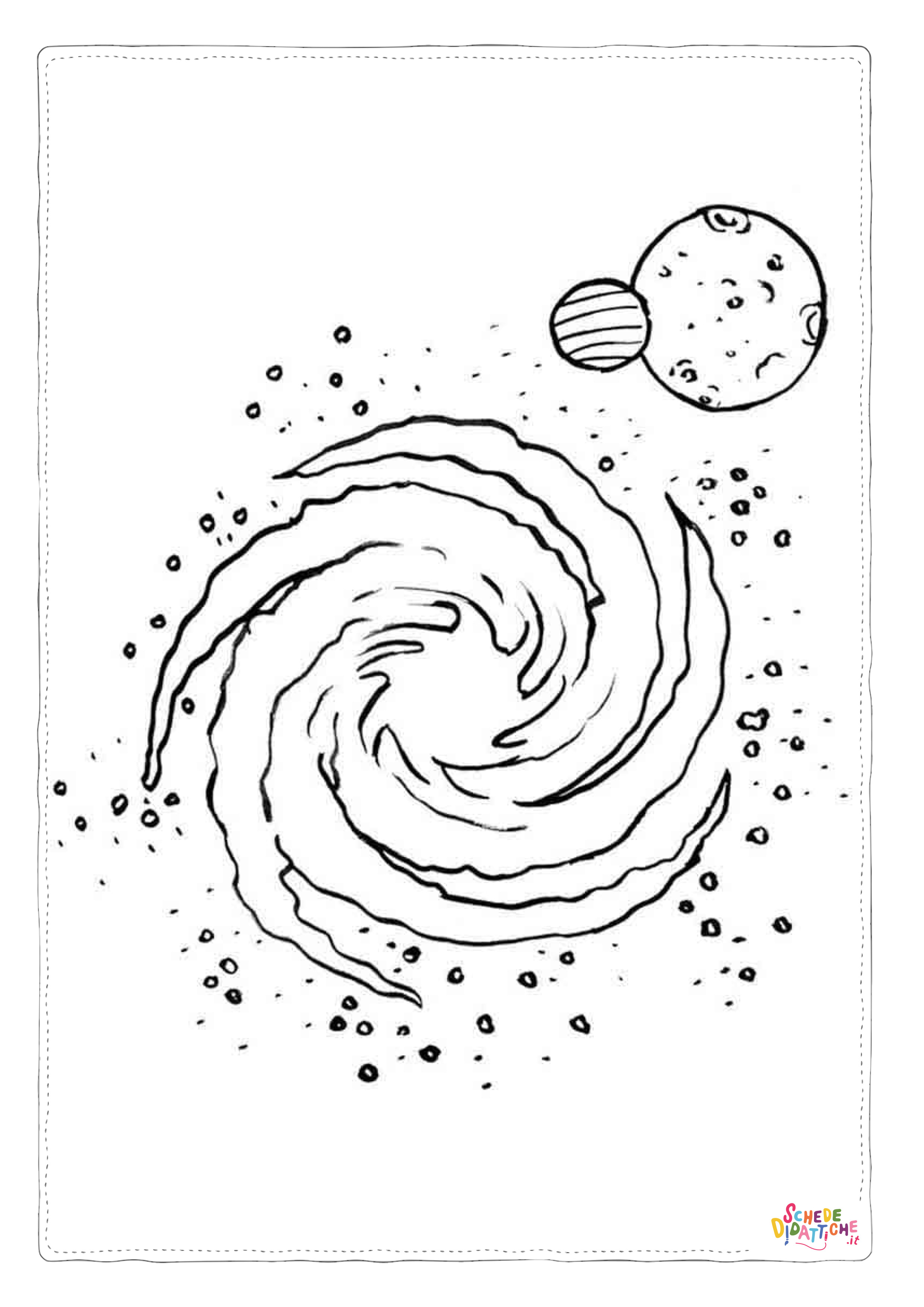 Disegno "Disegno di pianeta da stampare e colorare 30" Disegno di pianeta da stampare e colorare 30