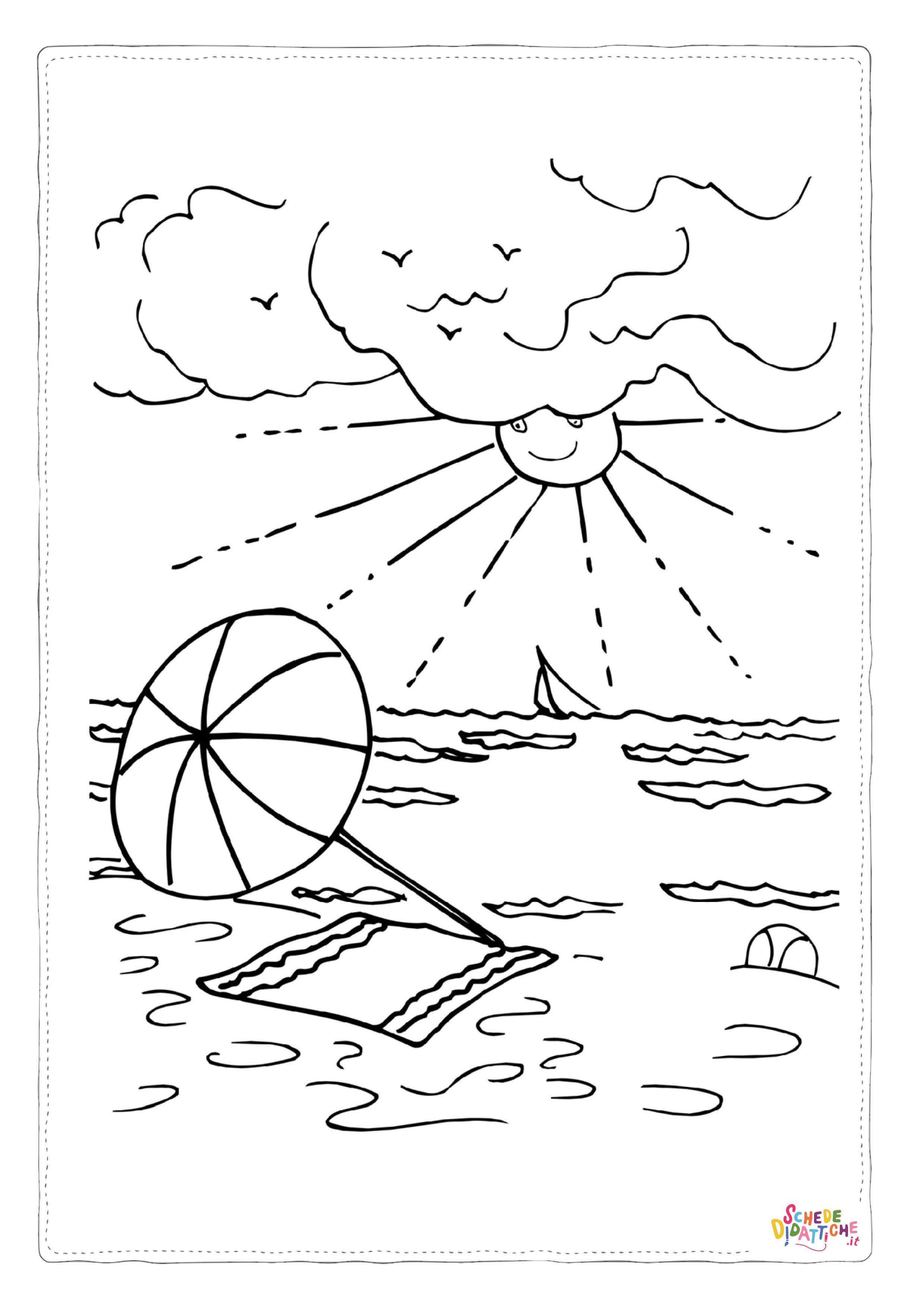 Disegno di mare da stampare e colorare 52