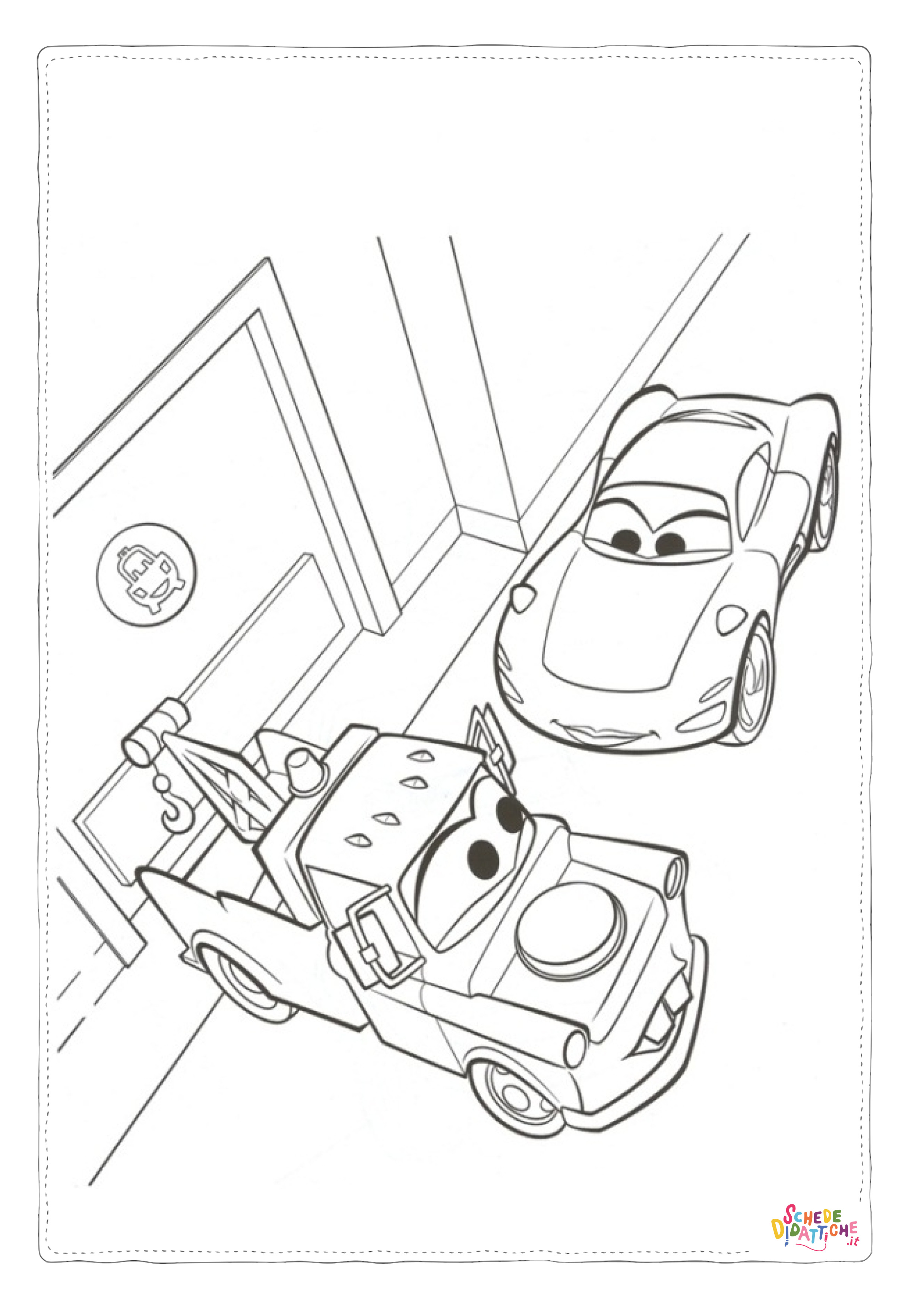 Disegno "Disegno di Cars da stampare e colorare 152" Disegno di Cars da stampare e colorare 152