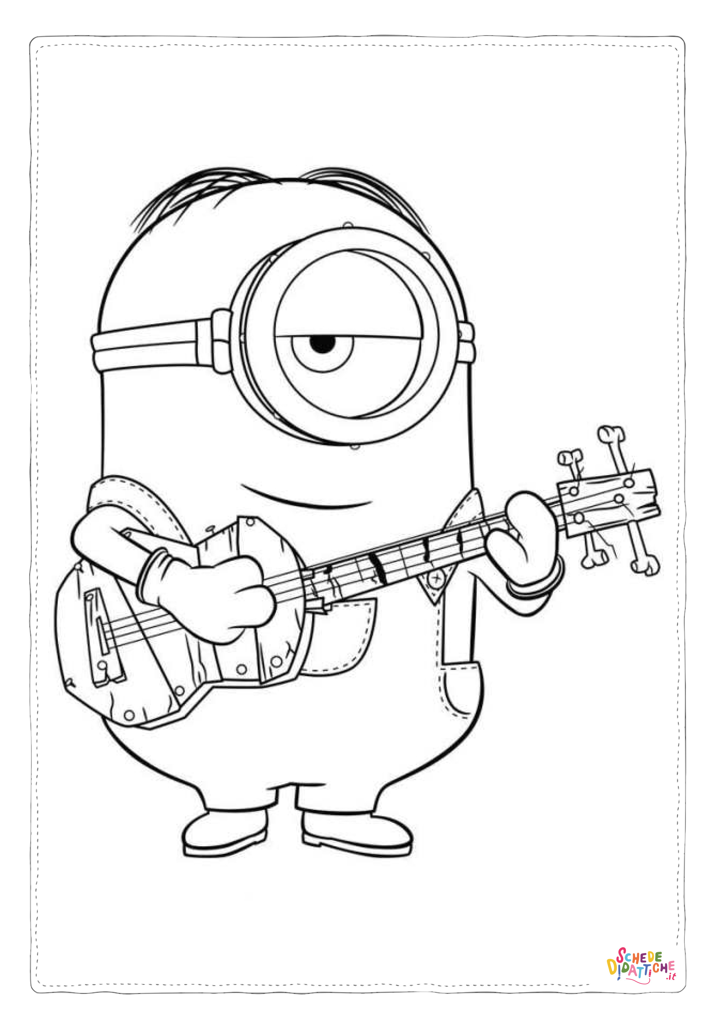 Disegno di Cattivissimo me - Minions da stampare e colorare 40